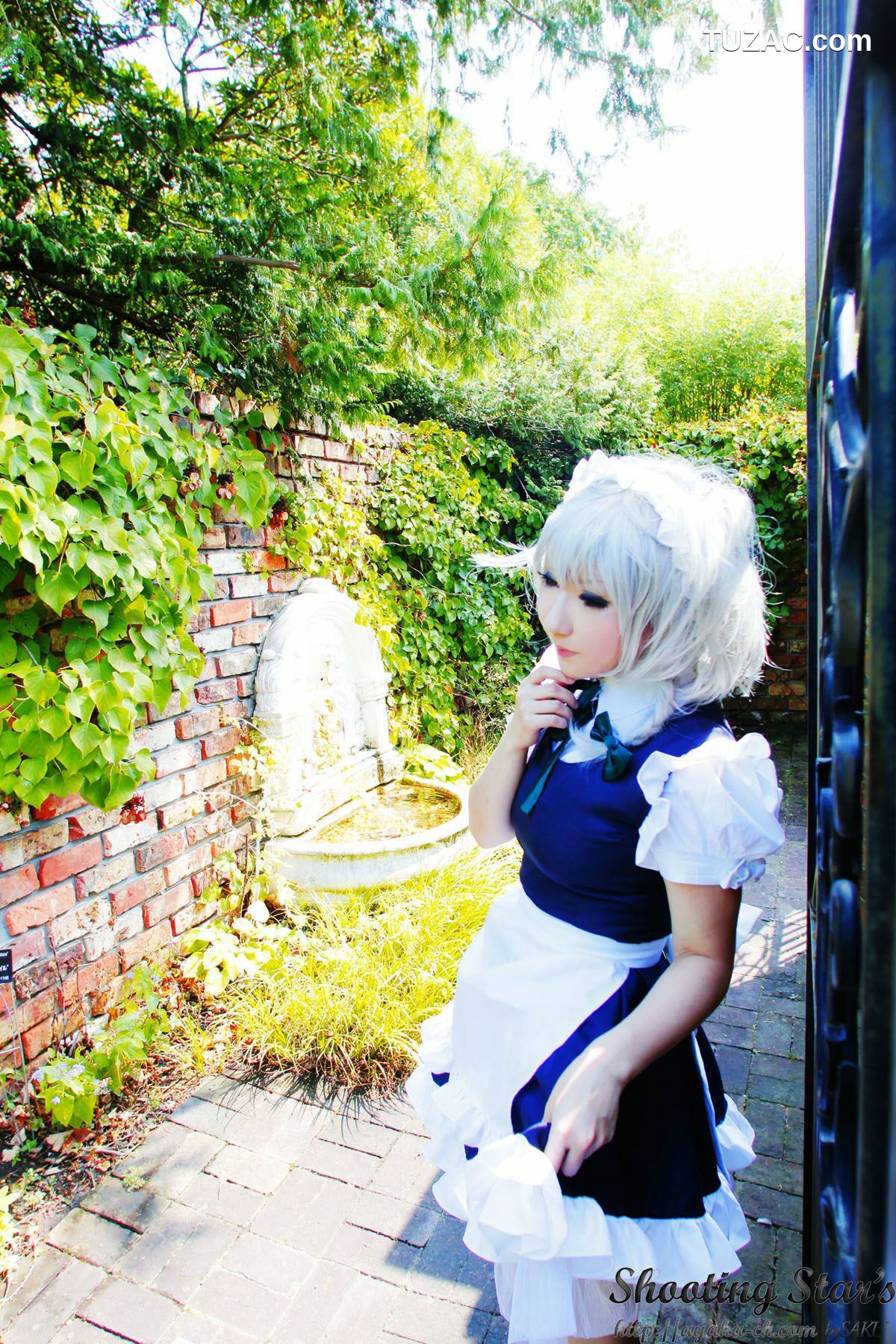 日本CosPlay_绫香サク (サク綾香 Saku Ayaka)《東方Project》Izayoi Sakuya + Patchouli Knowledge 写真集[120P]