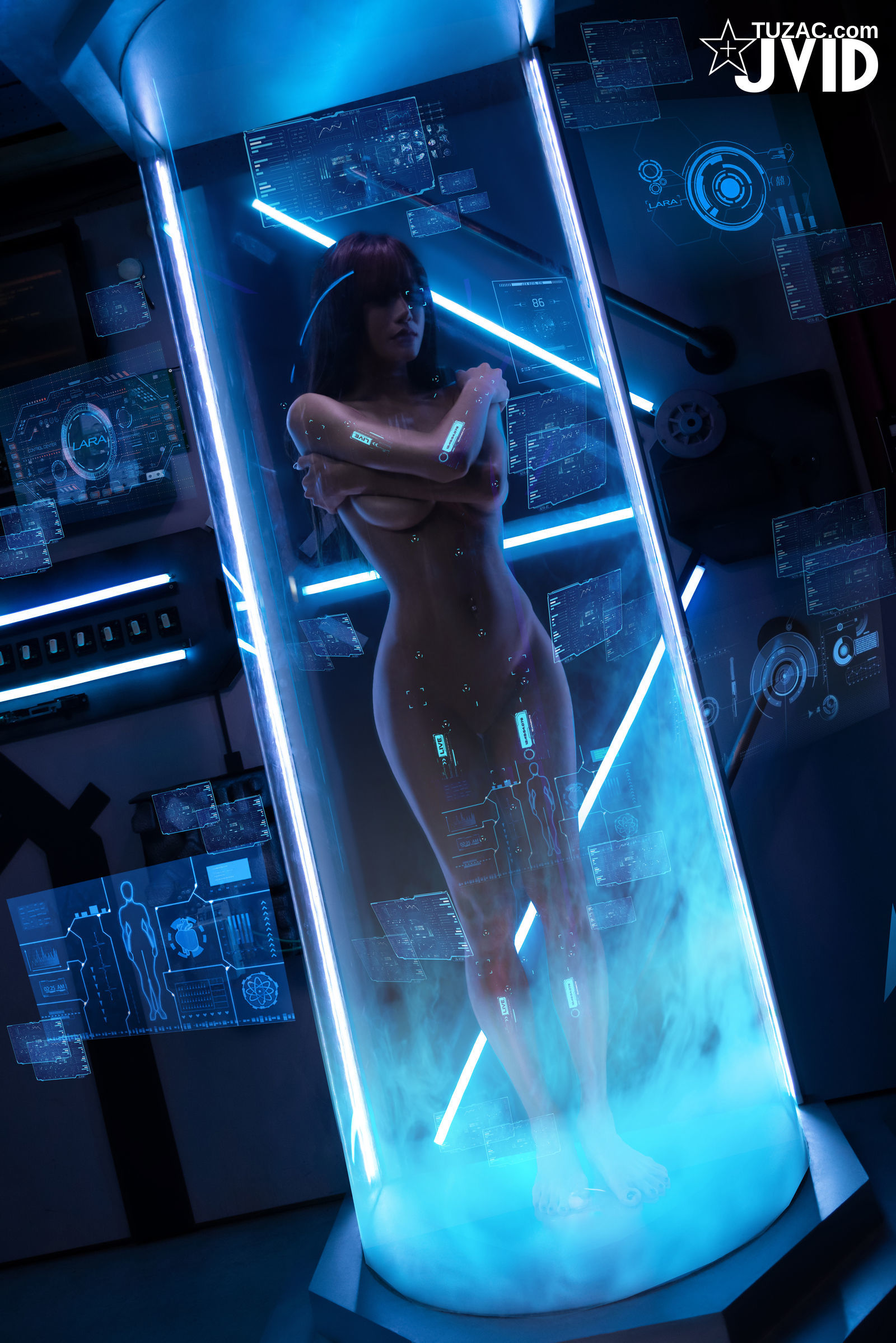 JVID-Lara-电子女忍者卷轴-女性性魔法忍者-影子忍者-2022.07.01