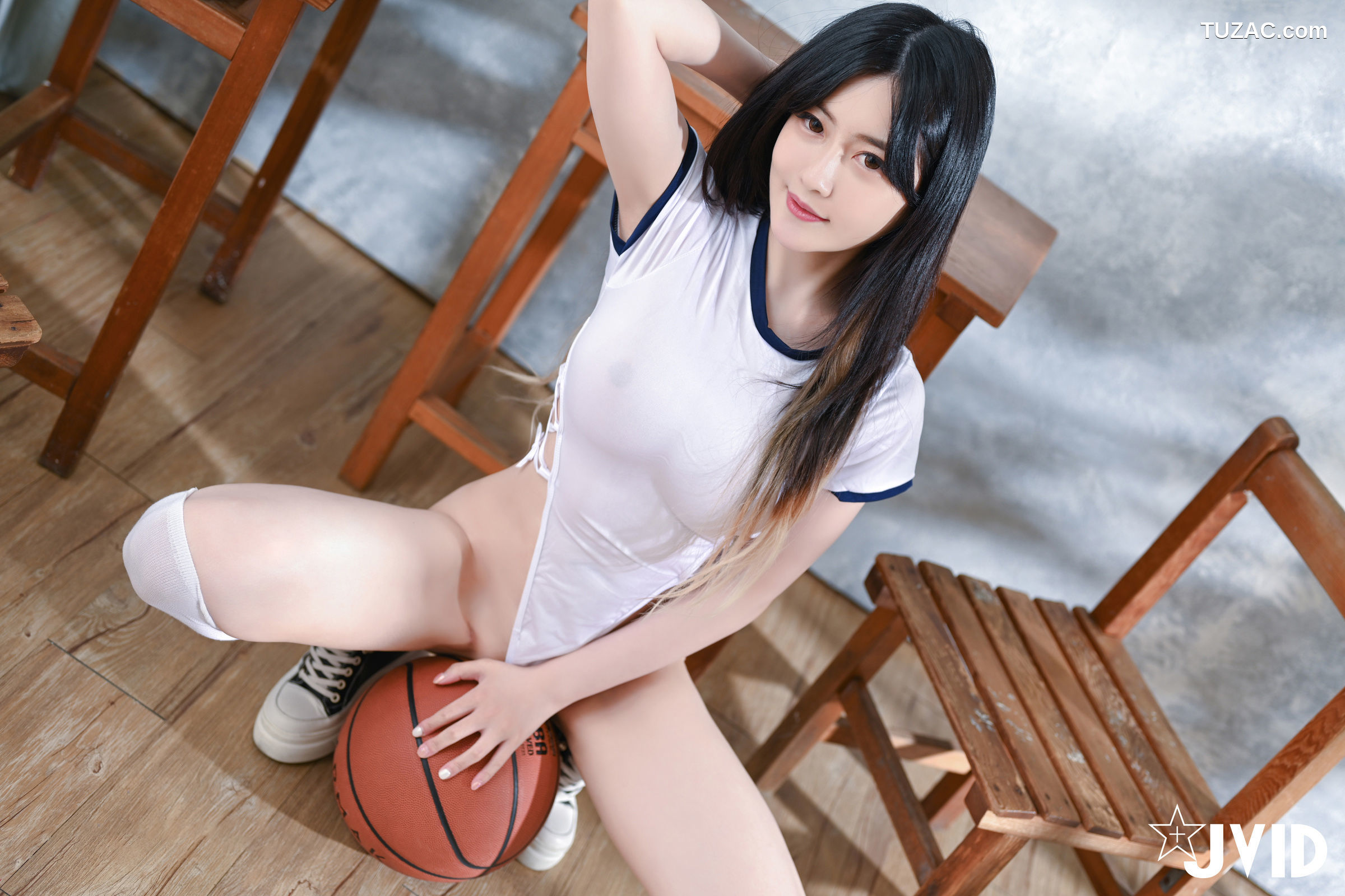 JVID-璃奈酱-学妹全裸课堂