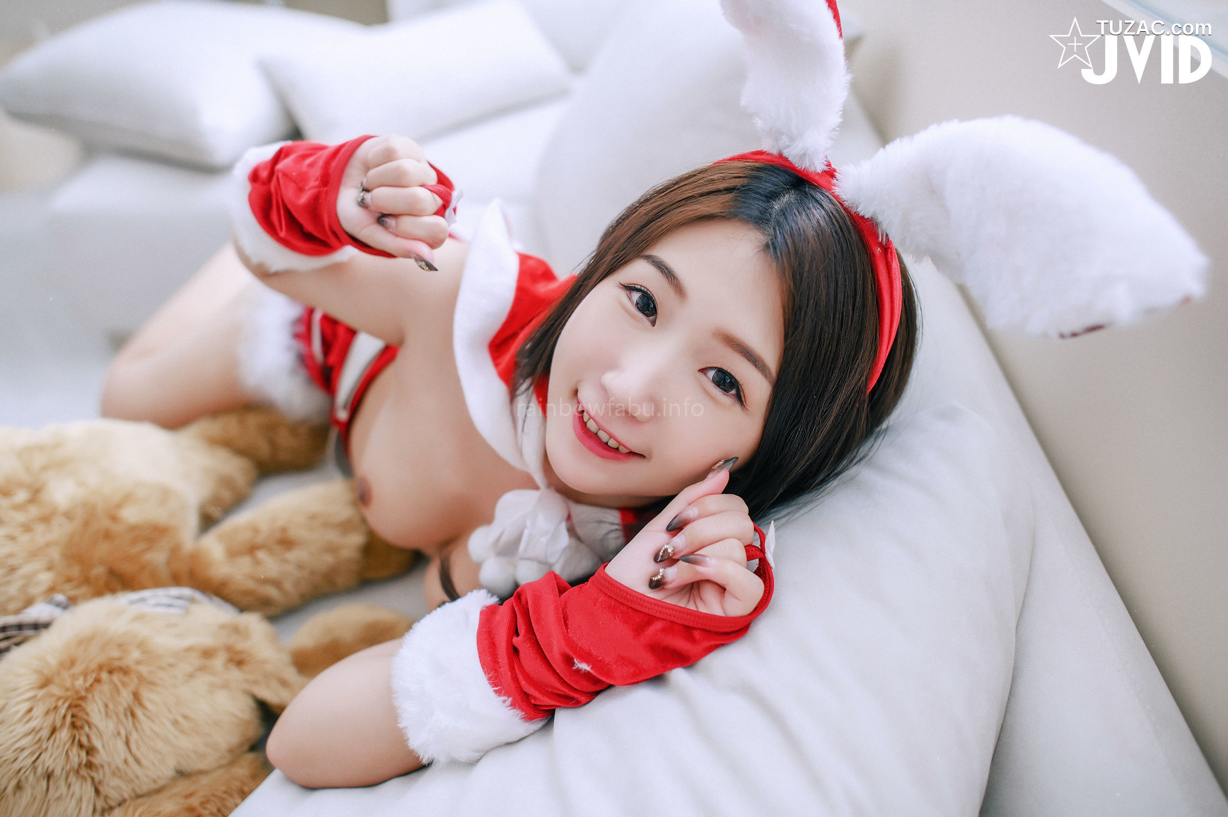 JVID-肉包Mini-邻家の美乳少女来送圣诞礼物-2022.12.24