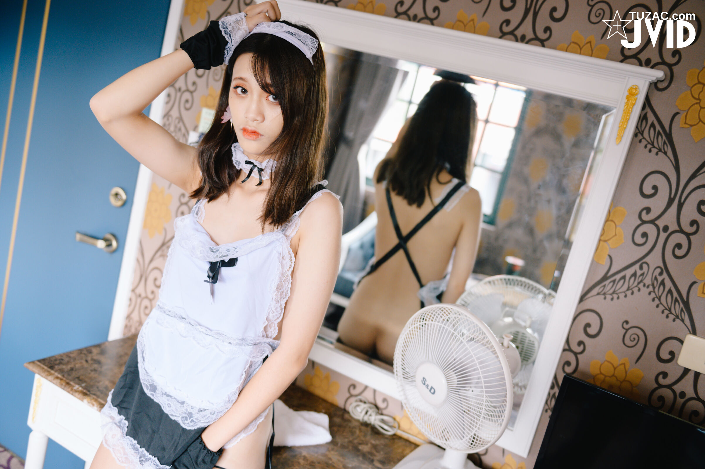 JVID-韩芳语-桌子擦不干净就会被主人插-性感女仆装无毛一线天馒头B非常顶