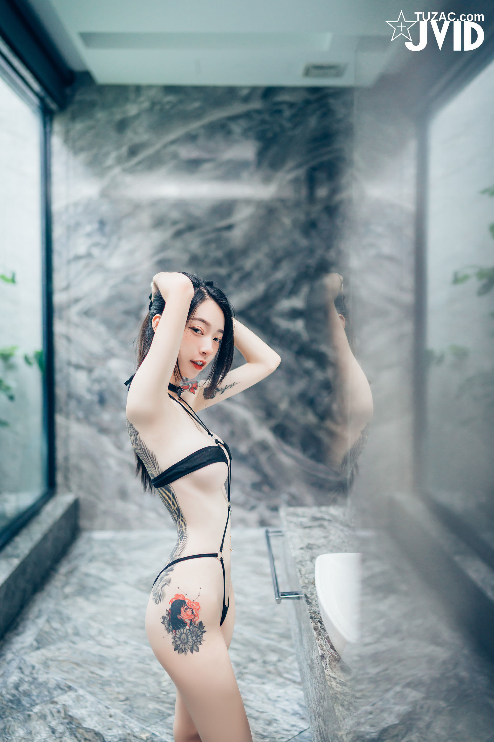JVID-飘飘-百变女神-学生服-死库水-情趣内衣-性感睡衣-2021.08.18