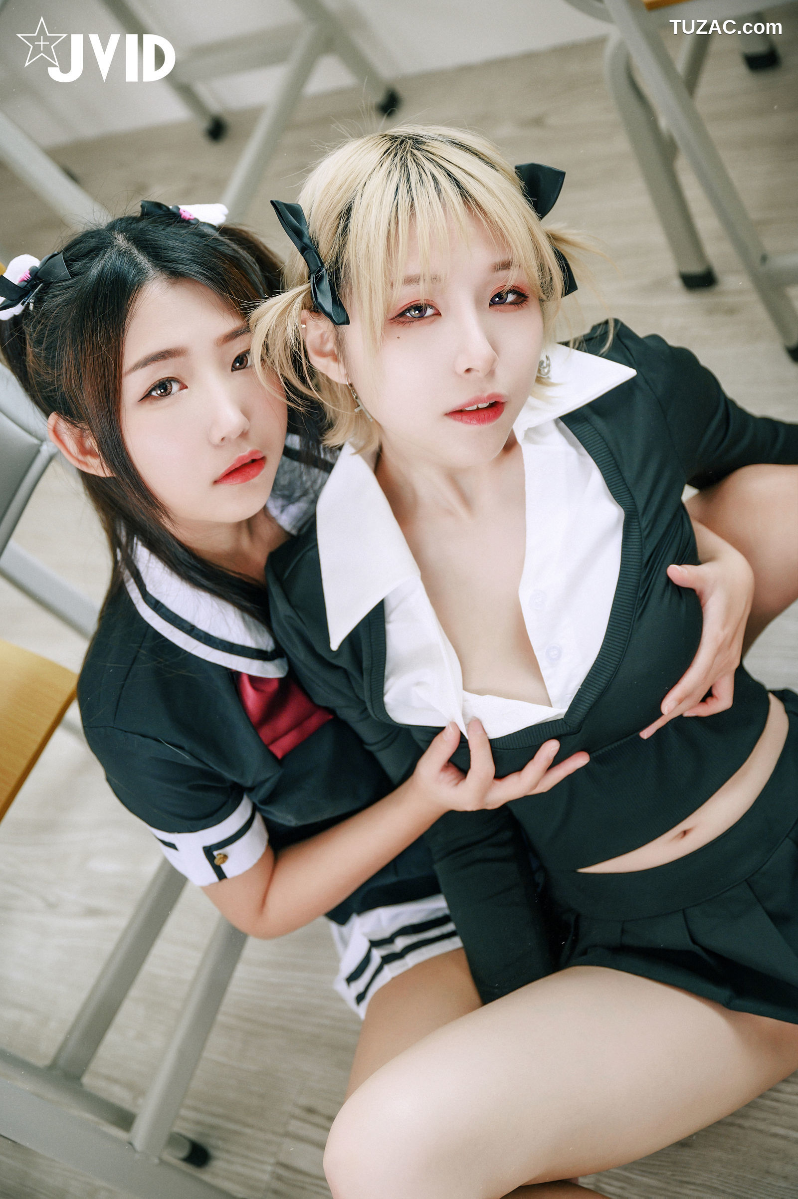 JVID-黎菲儿-黎茉-情欲校园补考日-女学生在教室嬉闹-相互探索身体-性欲高涨-2023.03.27