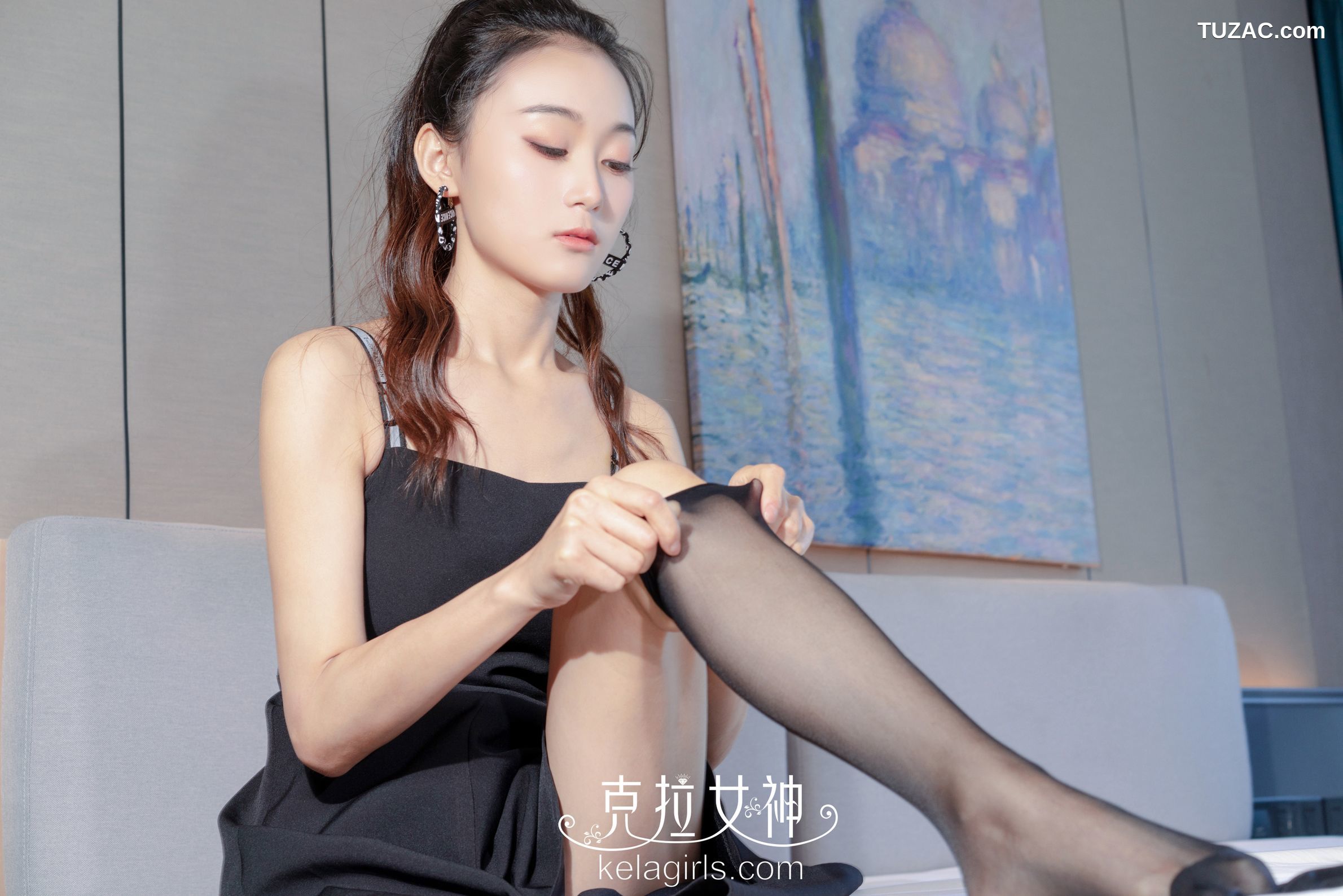 KelaGirls克拉女神-2019.10.02-赵敏-《脱丝洗袜》