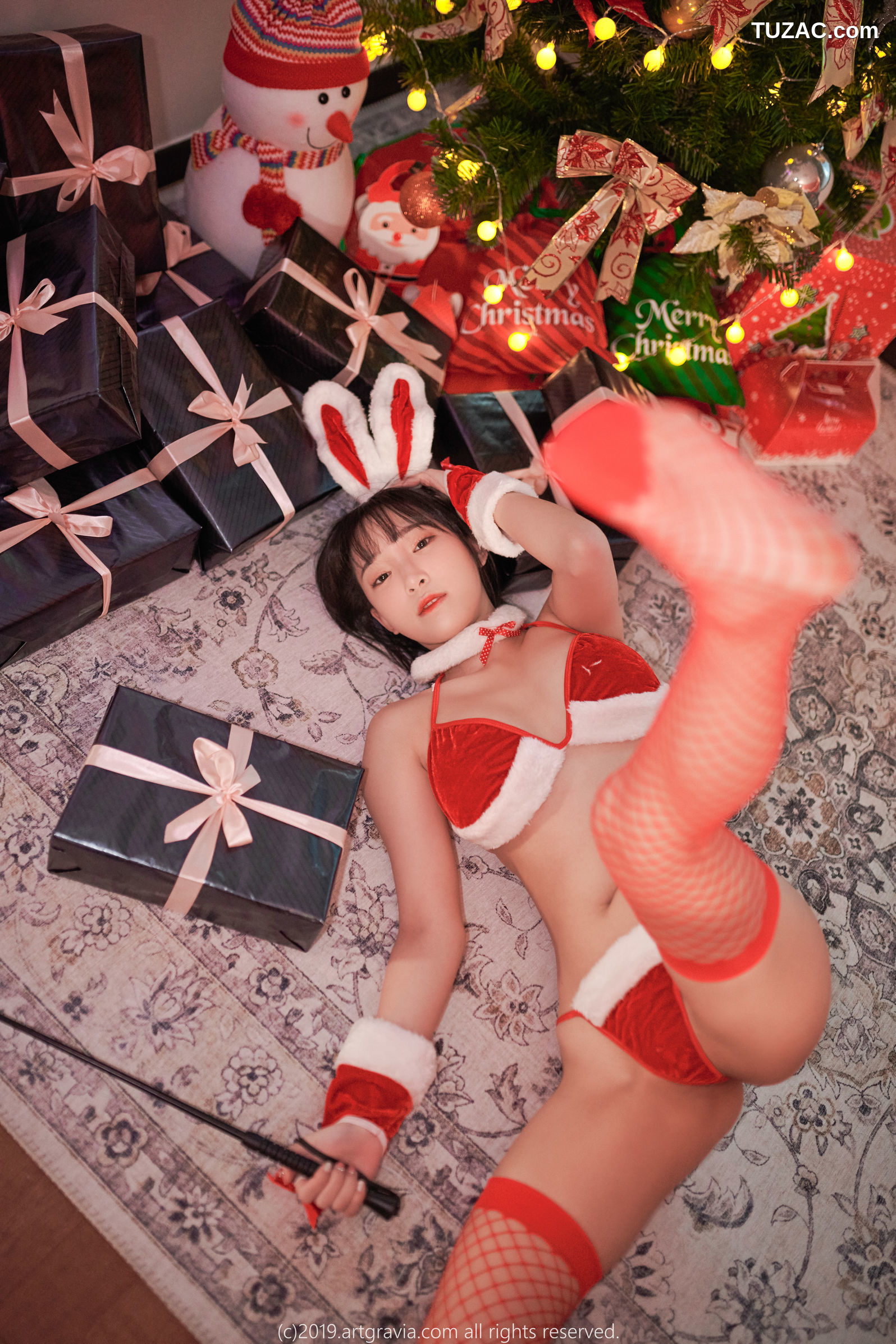 姜仁卿-ARTGRAVIA-126-圣诞女郎-Inkyung