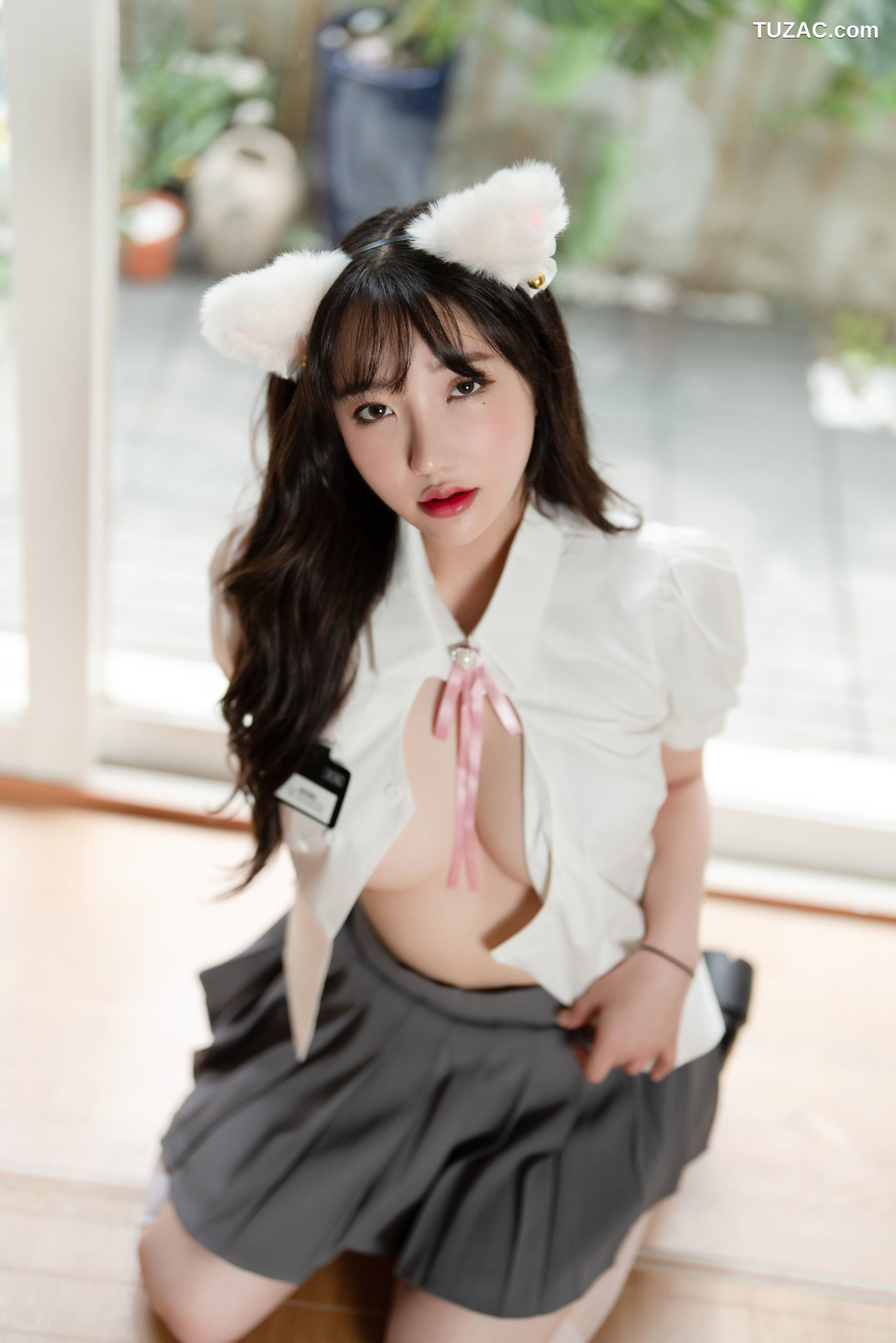 孙乐乐-Son-Ye-Eun-SIDAM-001-女仆装学生装猫耳-S