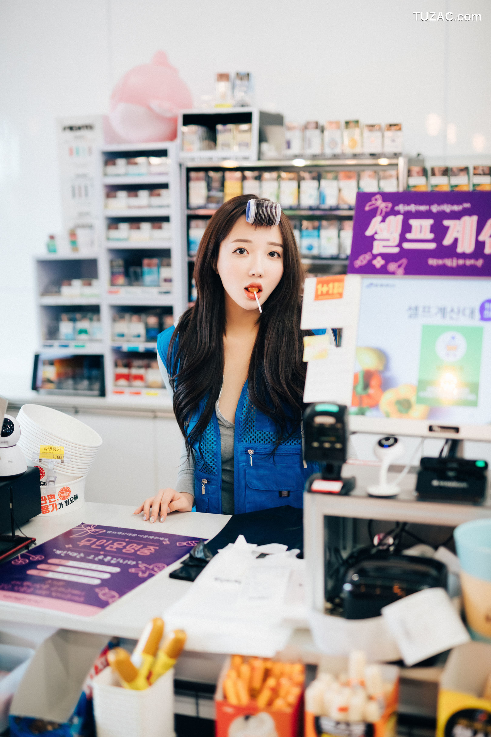 孙乐乐-Son-Ye-Eun-便利店兼职美女-Convenience-Store-Part-Timer-无圣光