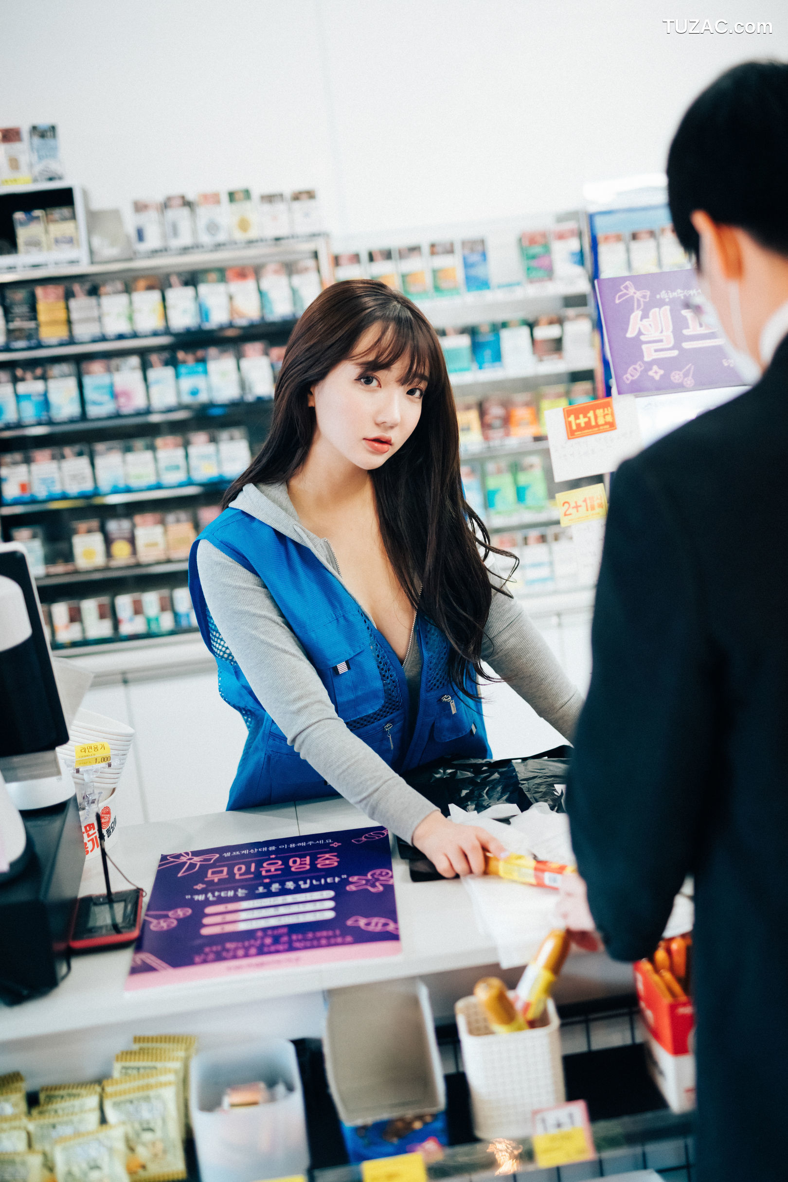 孙乐乐-Son-Ye-Eun-便利店兼职美女-Convenience-Store-Part-Timer-无圣光