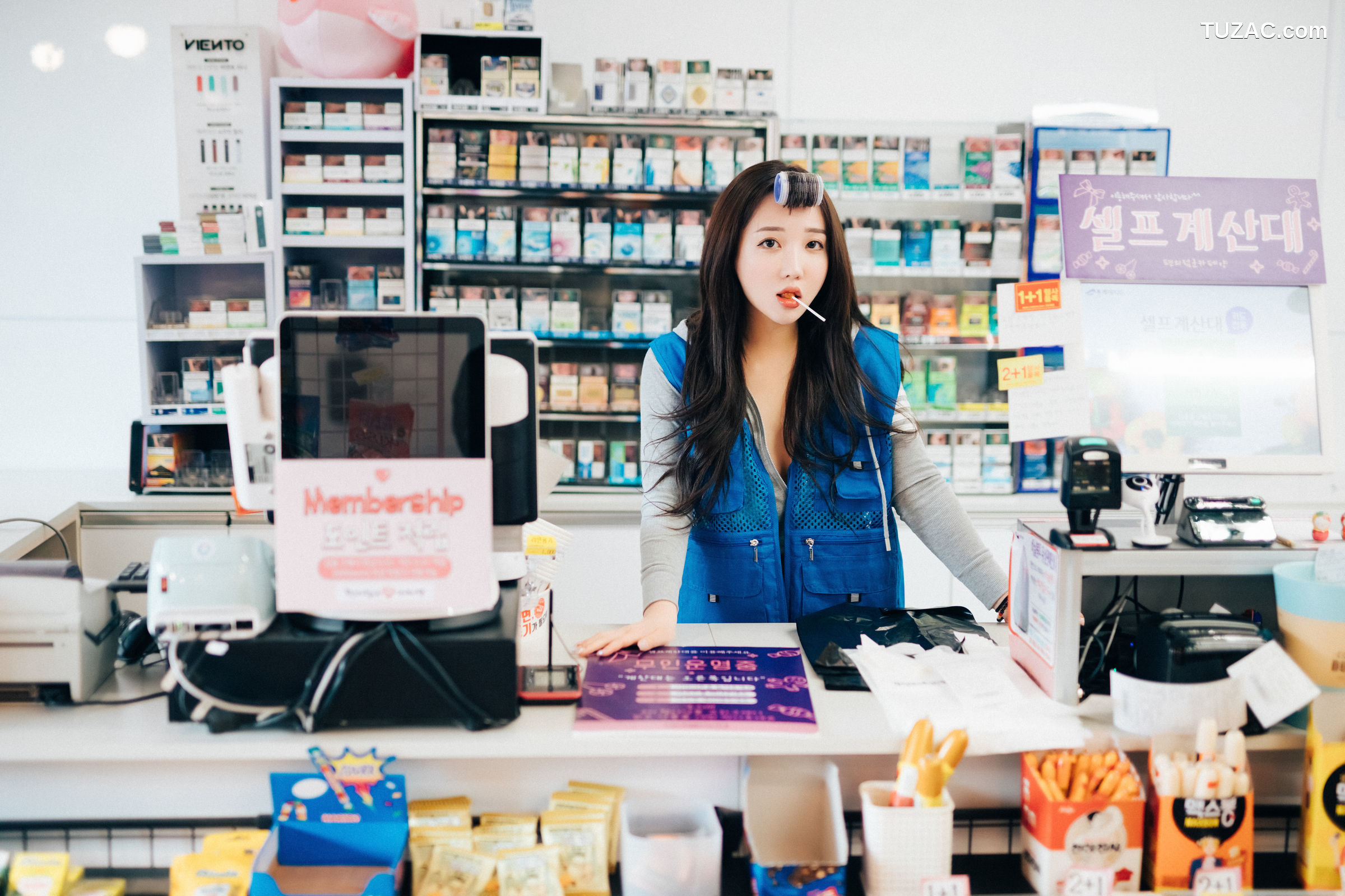 孙乐乐-Son-Ye-Eun-便利店兼职美女-Convenience-Store-Part-Timer-无圣光