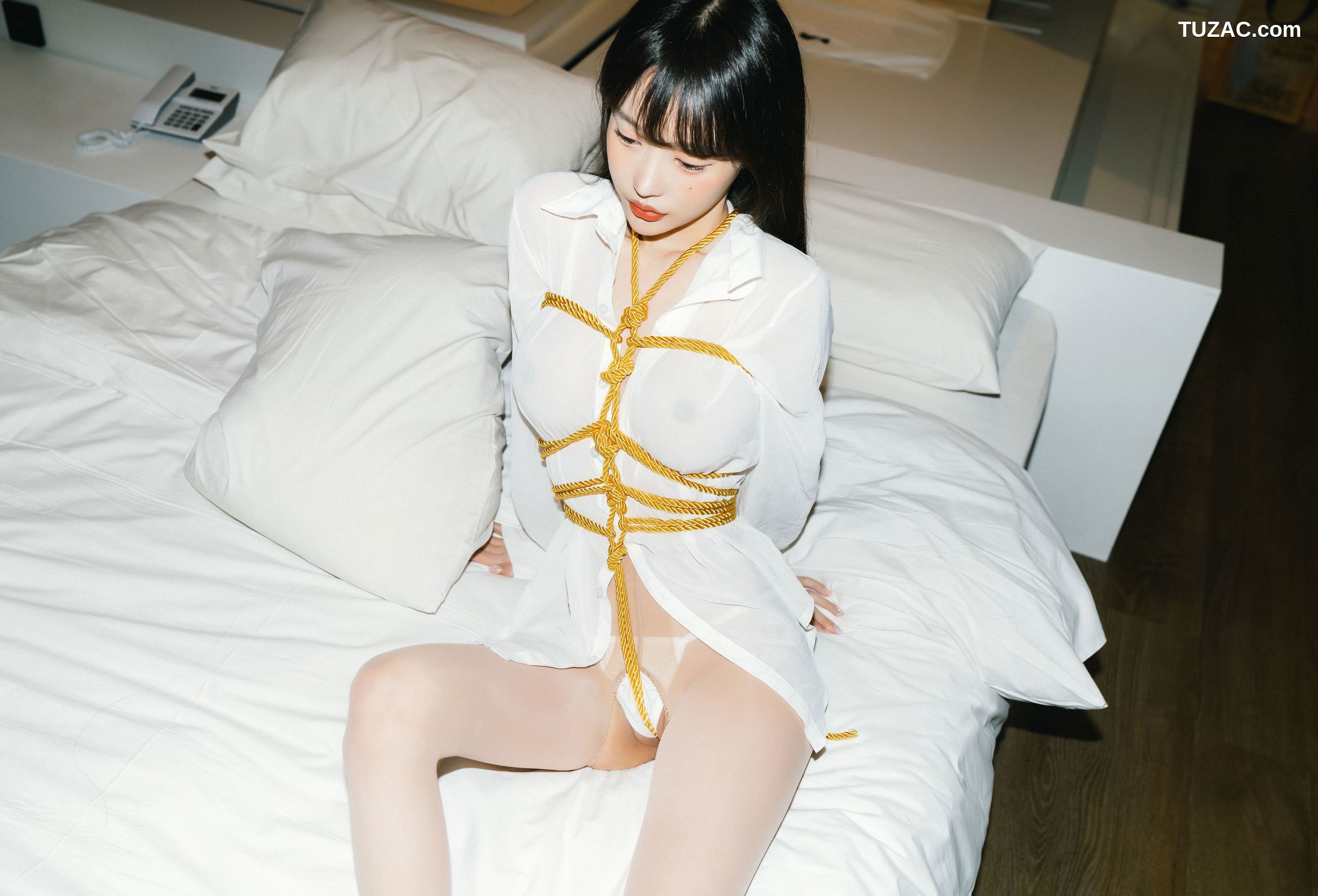 韩国美女-Jucy-黄绳捆绑-无圣光-Bondage--Restraint-S.ver-Moon-Night-Snap-Vol.3