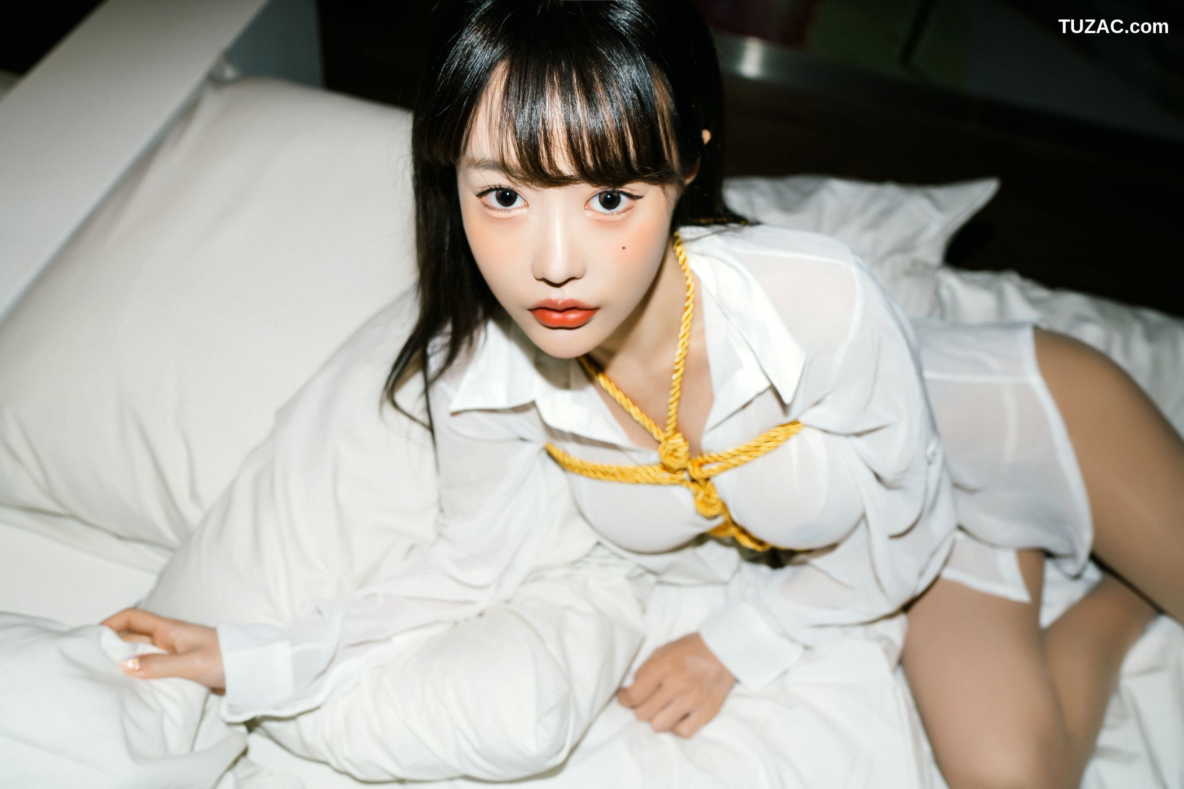 韩国美女-Jucy-黄绳捆绑-无圣光-Bondage--Restraint-S.ver-Moon-Night-Snap-Vol.3