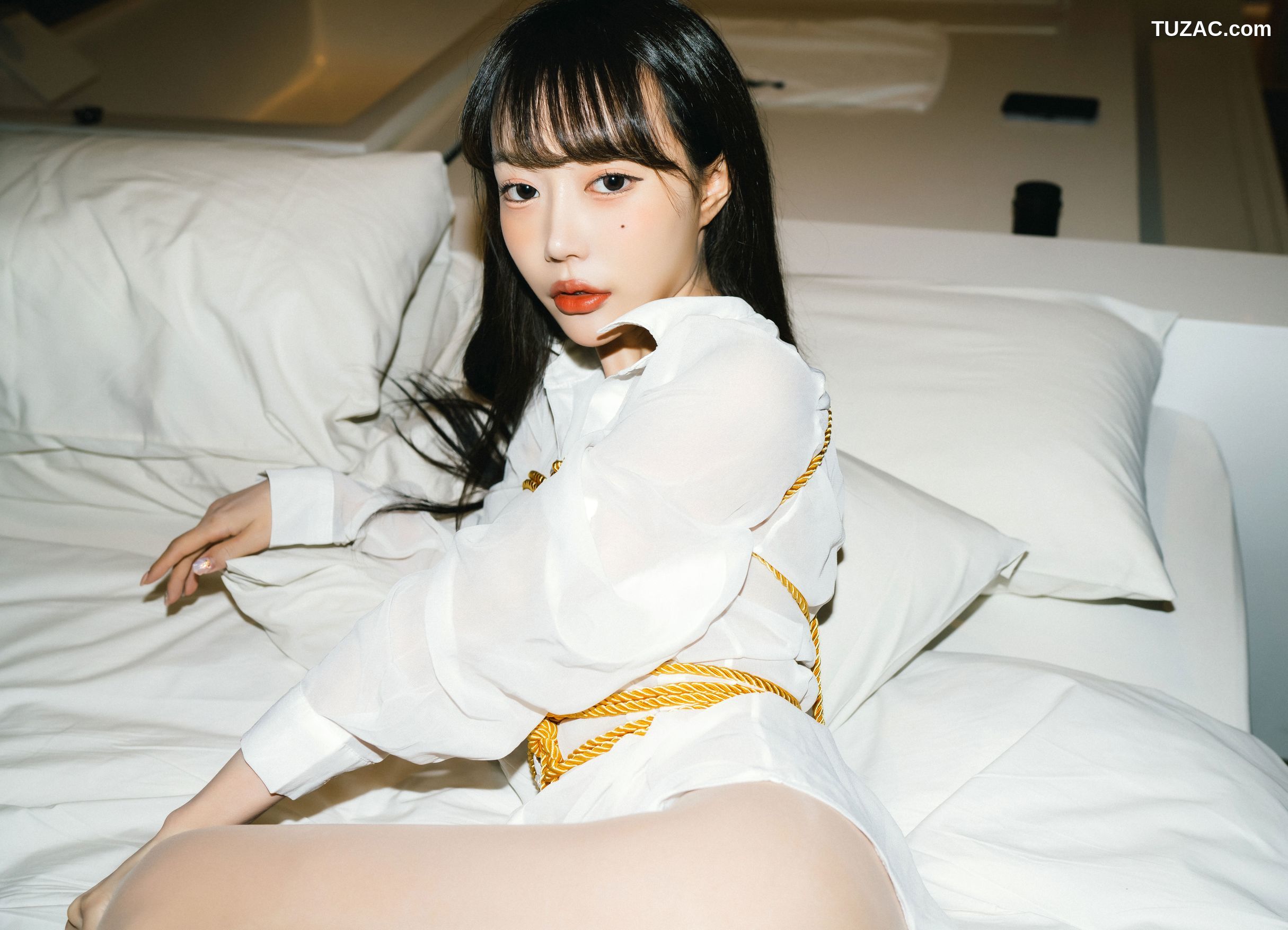 韩国美女-Jucy-黄绳捆绑-无圣光-Bondage--Restraint-S.ver-Moon-Night-Snap-Vol.3