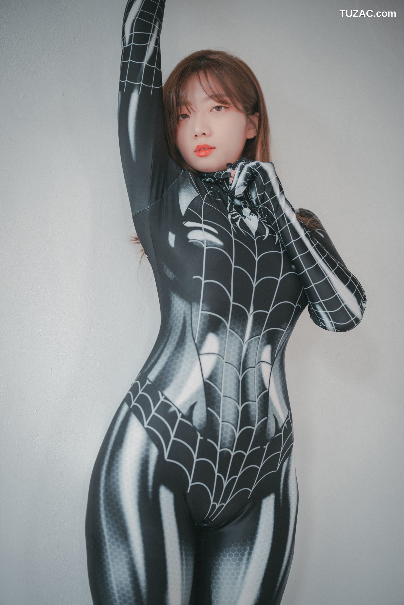 韩国美女-Koby-婀娜的蜘蛛女郎-The-Curvy-Spider-Girl-DJAWA