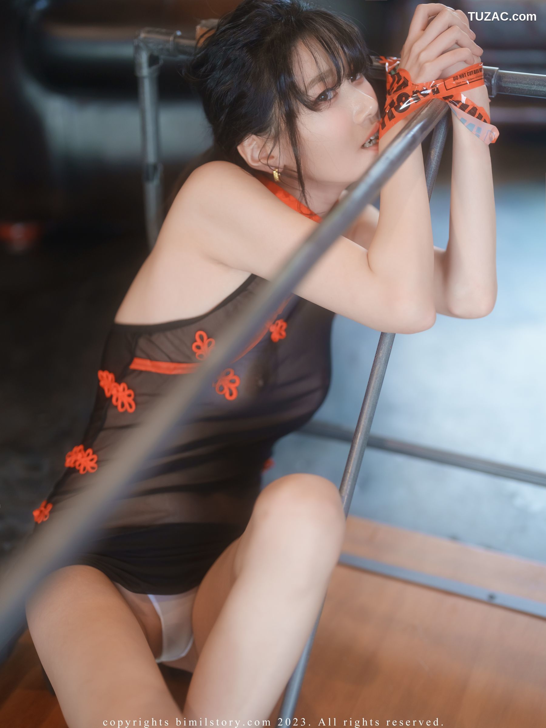 韩国美女-Nara-黑纱透视装-Vol.32-Transparent-Costume-And-See-through-Bimilstory