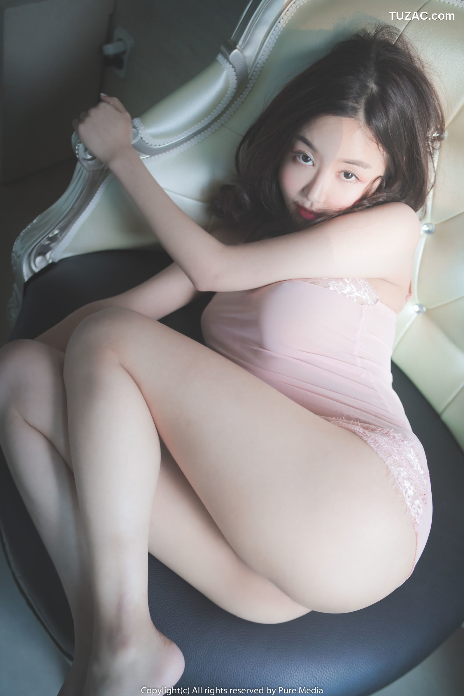 韩国美女-Song-Leah-松莱亚-粉色内衣-Pure-Media-Vol.042