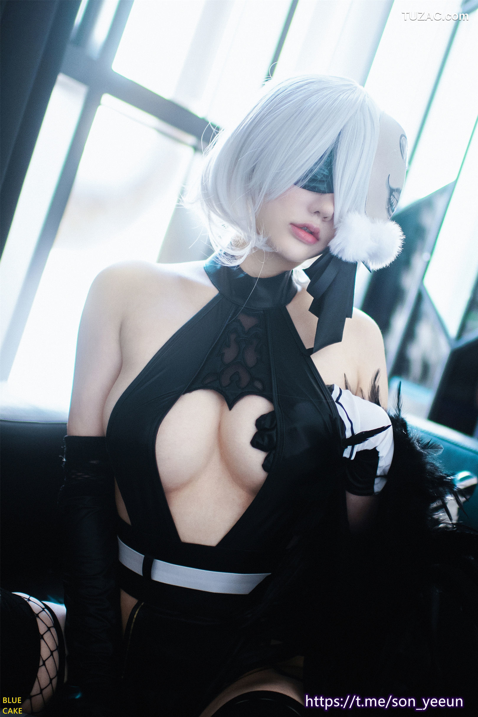 韩国美女-孙乐乐-Son-YeEun-尼尔机械纪元-NieR-YoRHa-No.2-2B