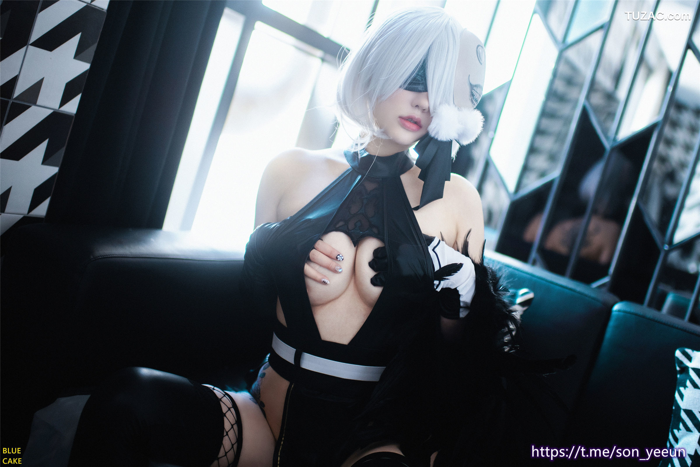 韩国美女-孙乐乐-Son-YeEun-尼尔机械纪元-NieR-YoRHa-No.2-2B