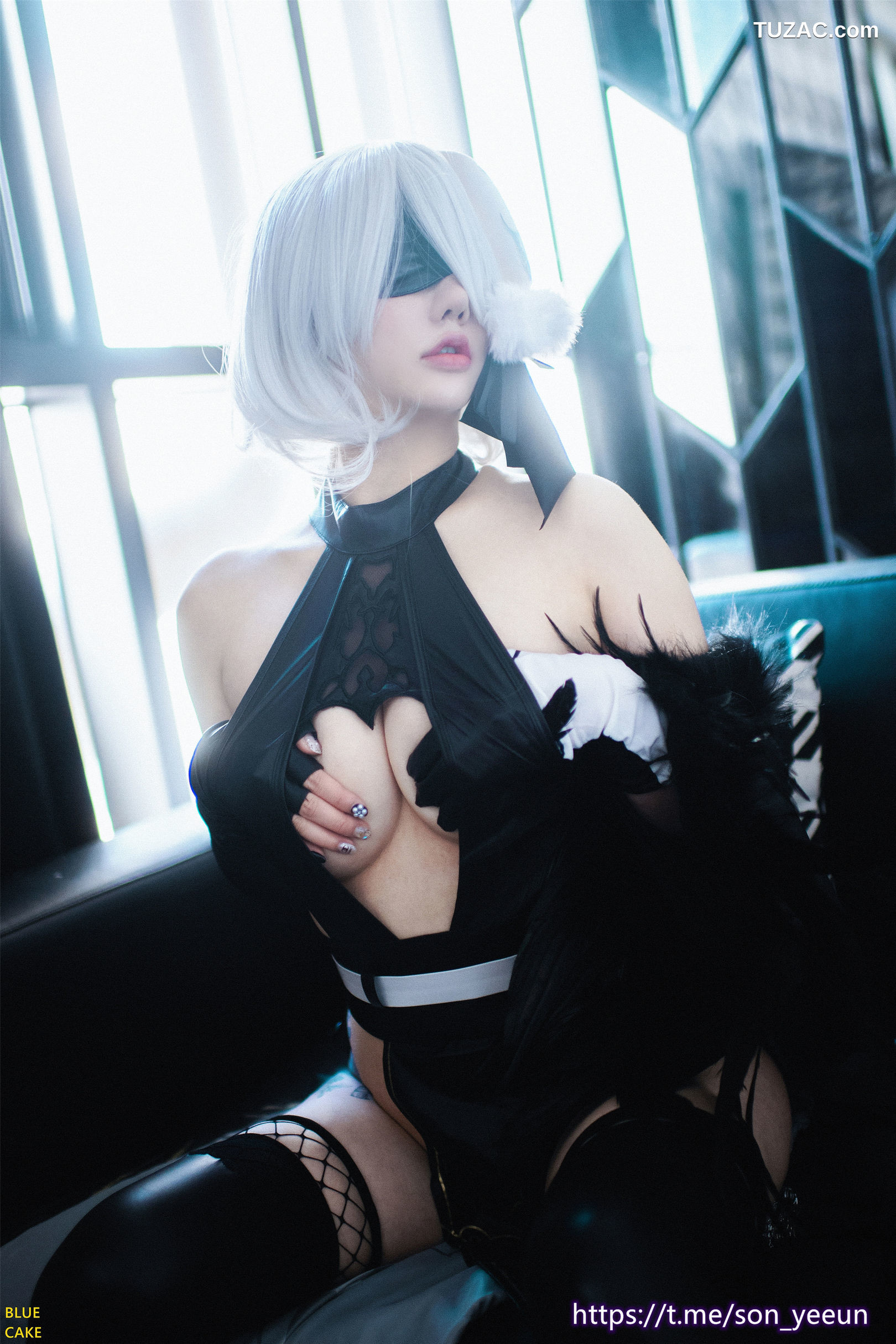 韩国美女-孙乐乐-Son-YeEun-尼尔机械纪元-NieR-YoRHa-No.2-2B