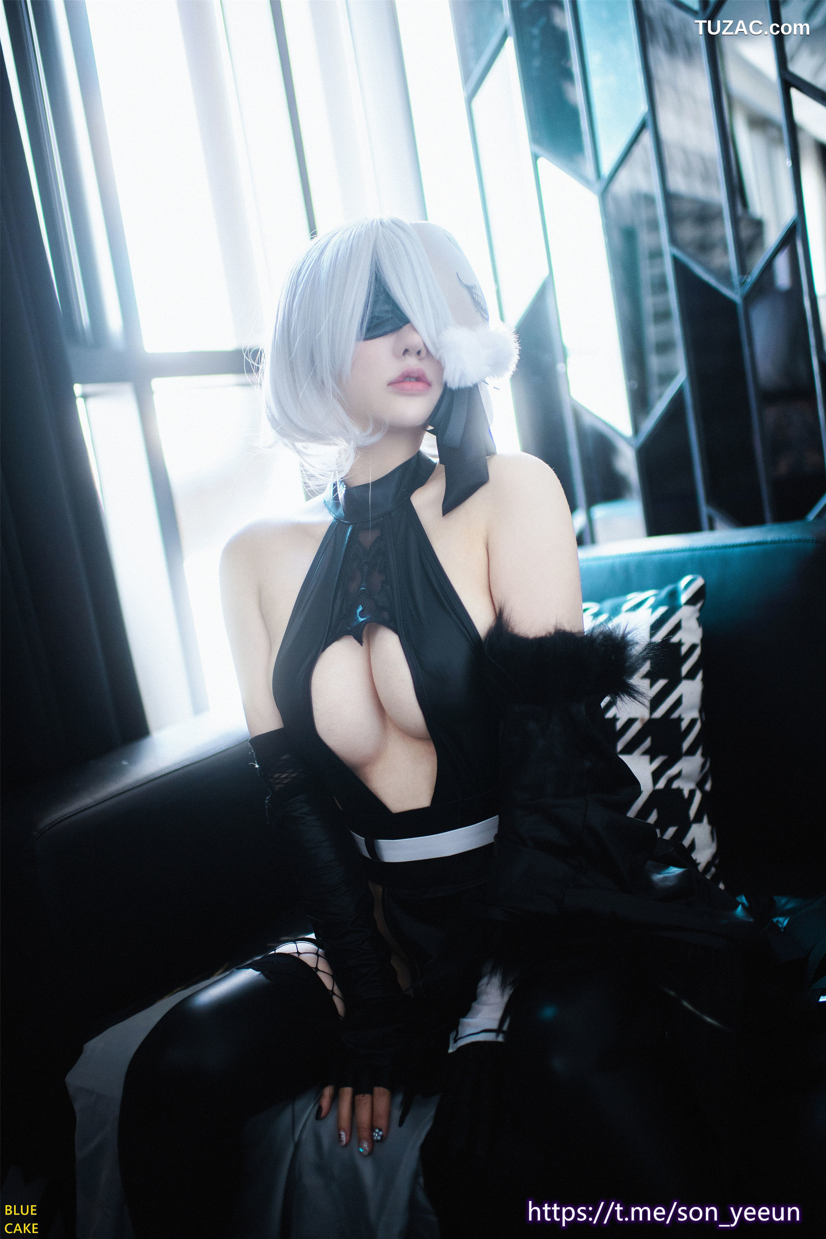 韩国美女-孙乐乐-Son-YeEun-尼尔机械纪元-NieR-YoRHa-No.2-2B