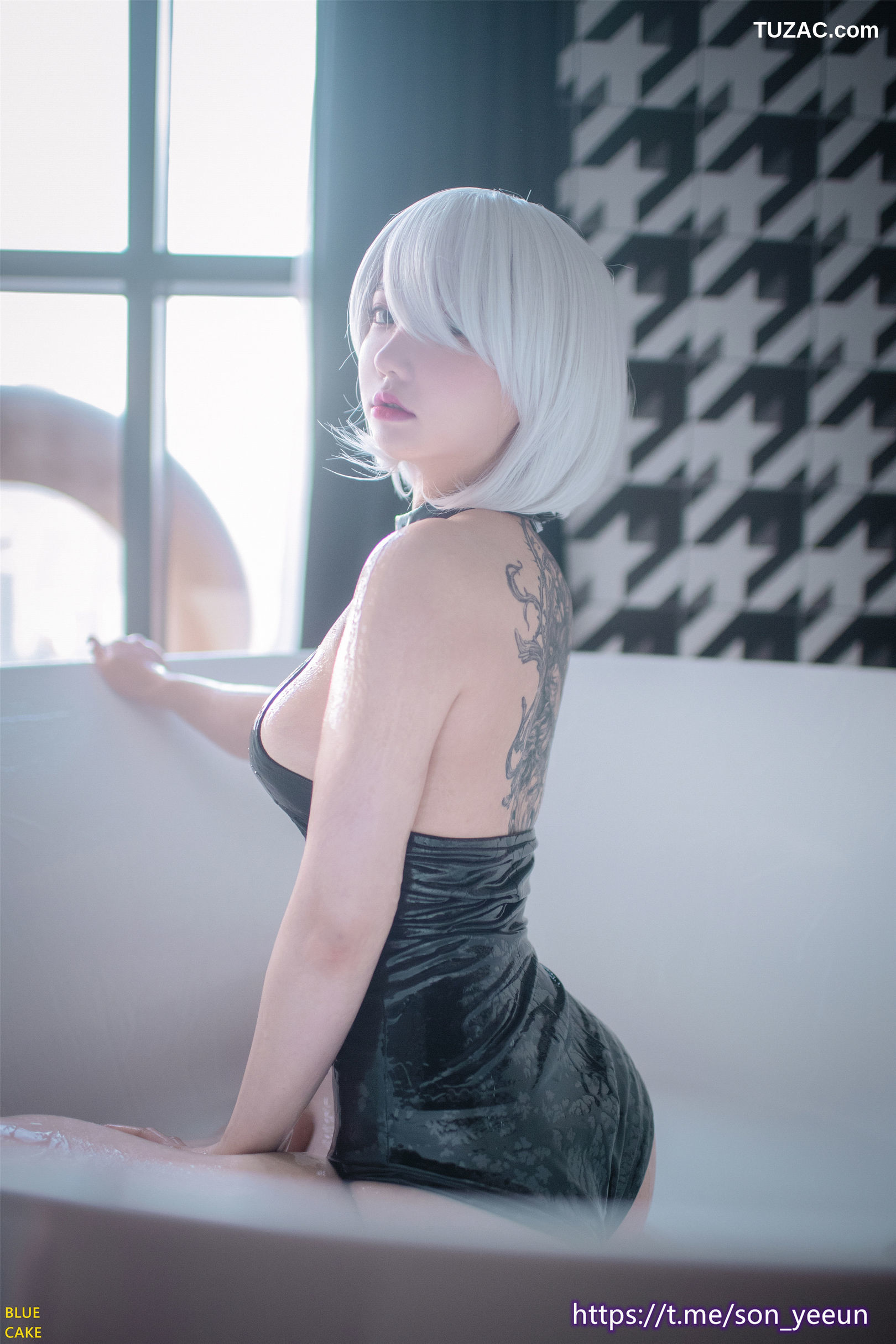 韩国美女-孙乐乐-Son-YeEun-尼尔机械纪元-NieR-YoRHa-No.2-2B