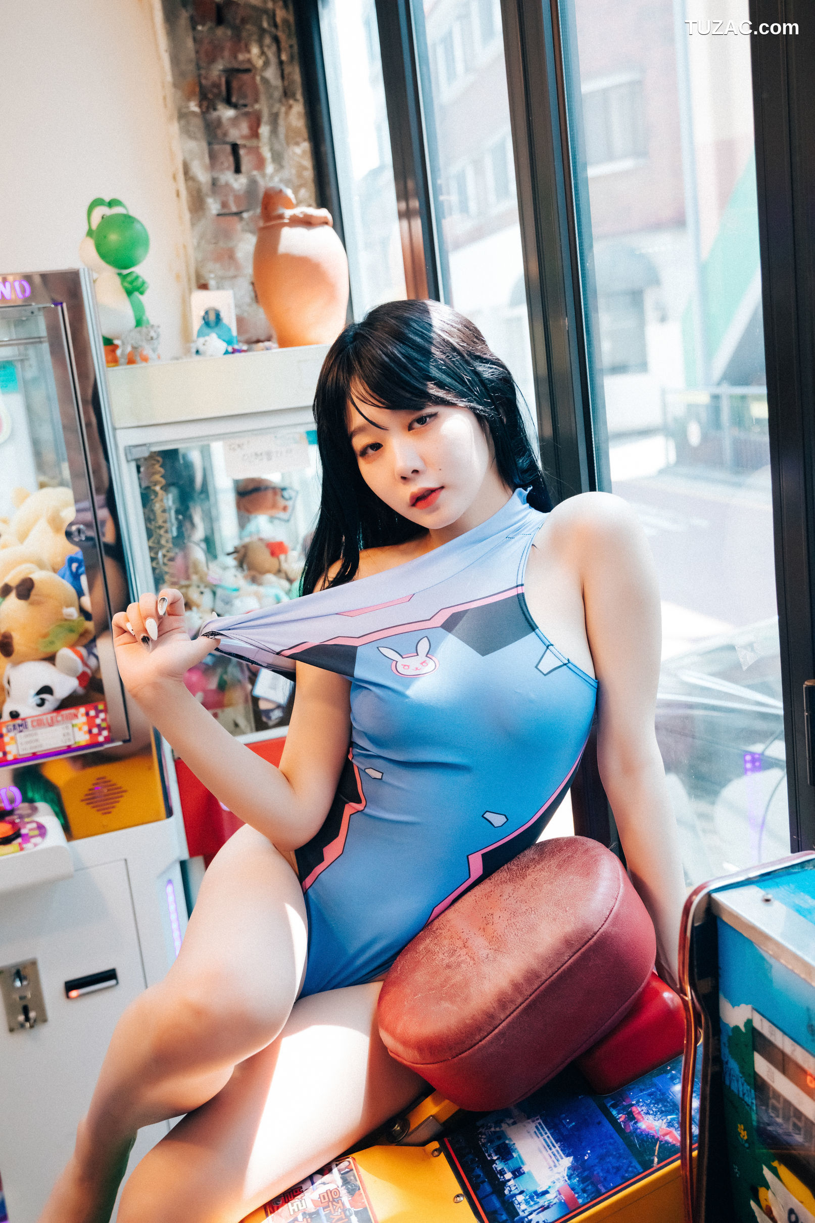 韩国美女-琪雅-Zia-街机游戏厅里的性感少女-Oraksil-Loozy