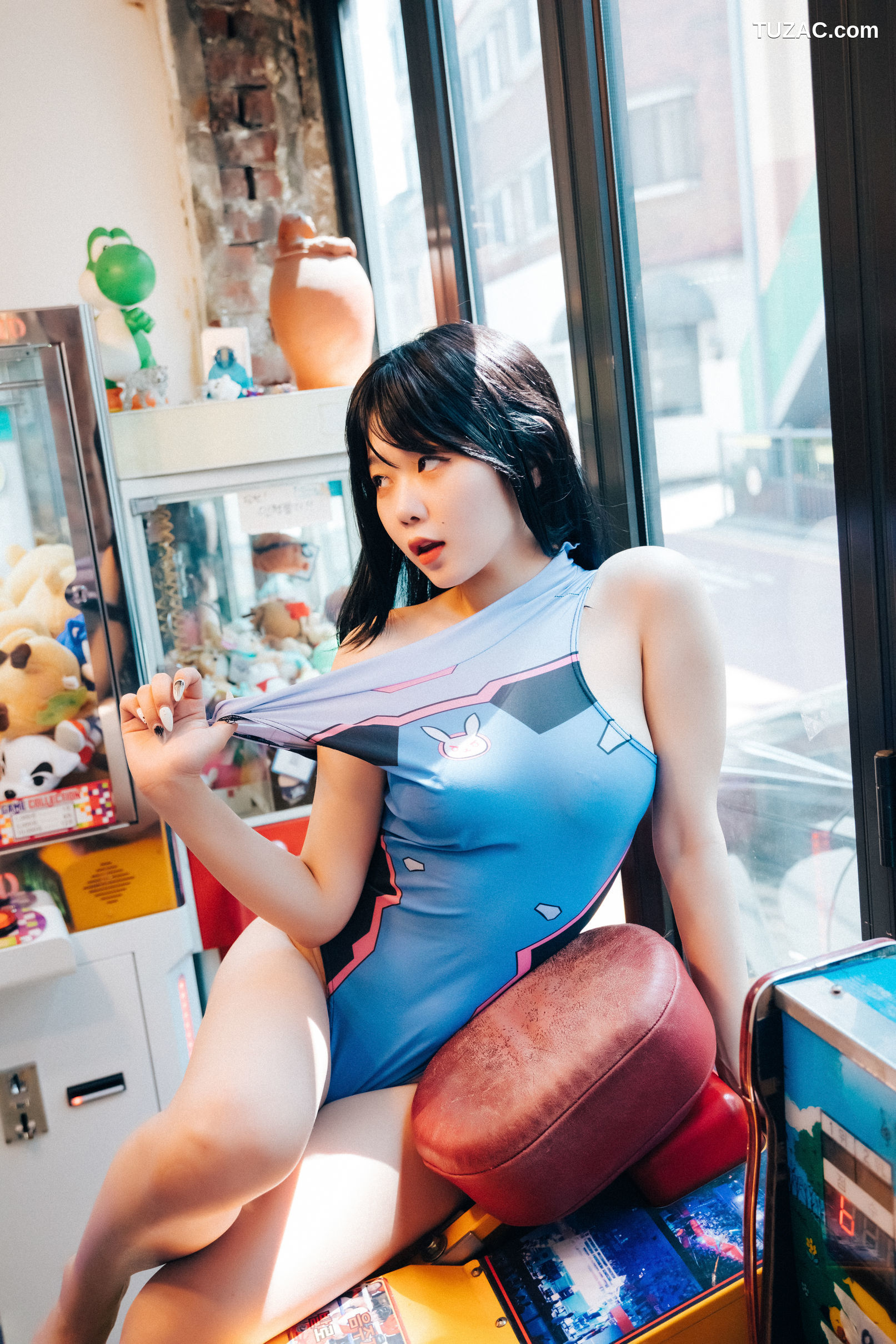 韩国美女-琪雅-Zia-街机游戏厅里的性感少女-Oraksil-Loozy