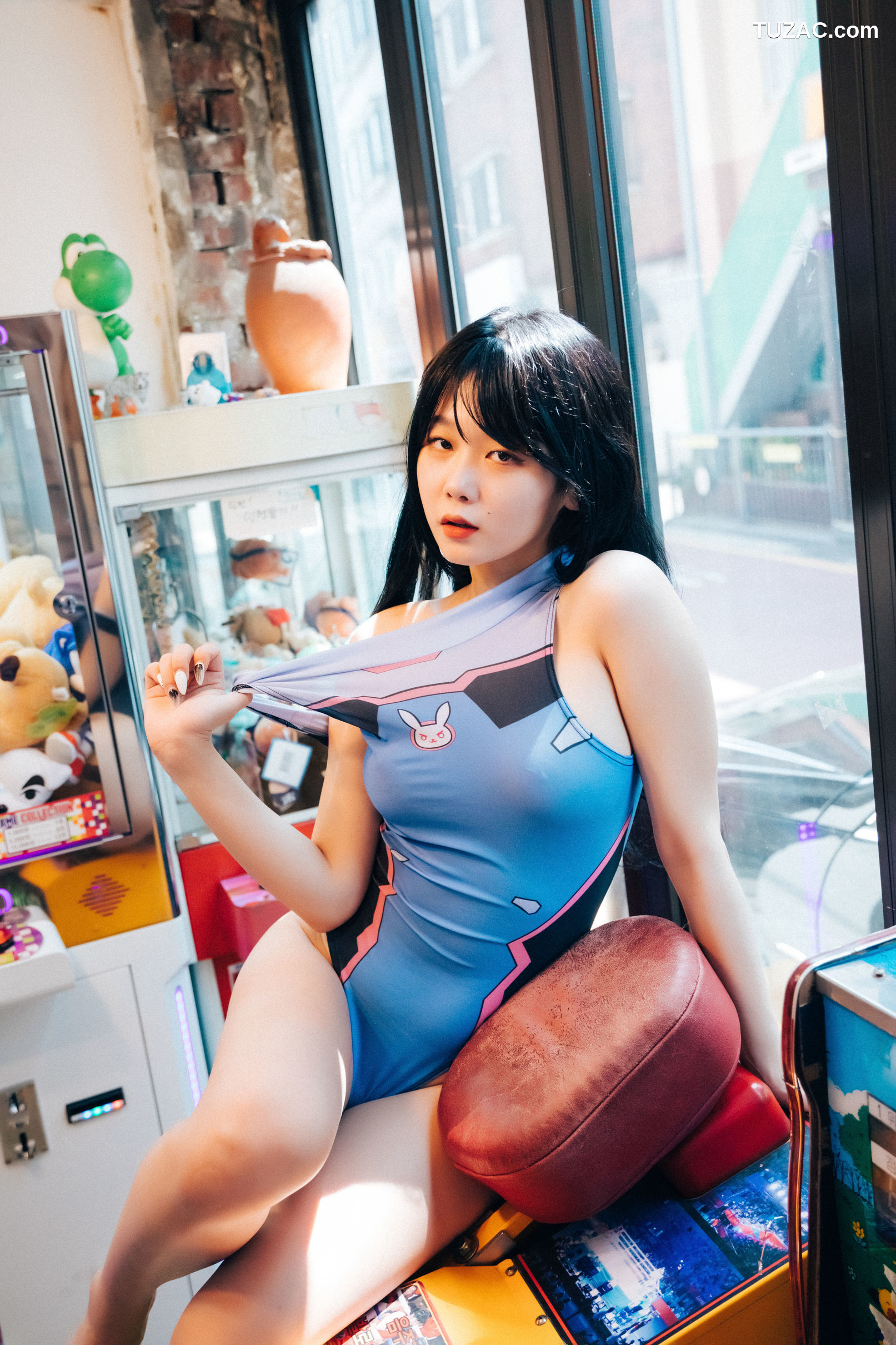 韩国美女-琪雅-Zia-街机游戏厅里的性感少女-Oraksil-Loozy