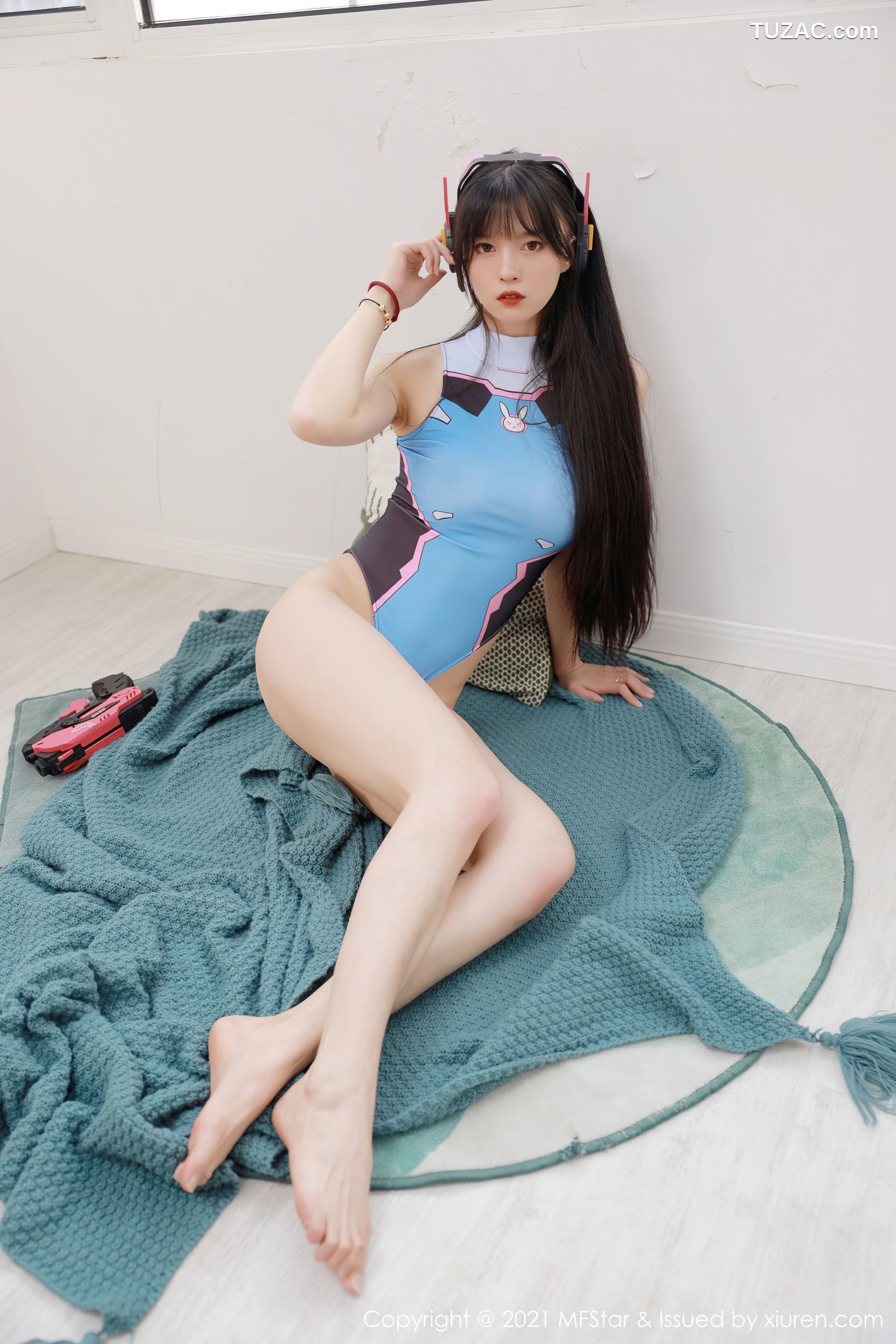MFStar模范学院-462-桃香子-守望先锋DVA主题紧身连体衣-2021.03.01