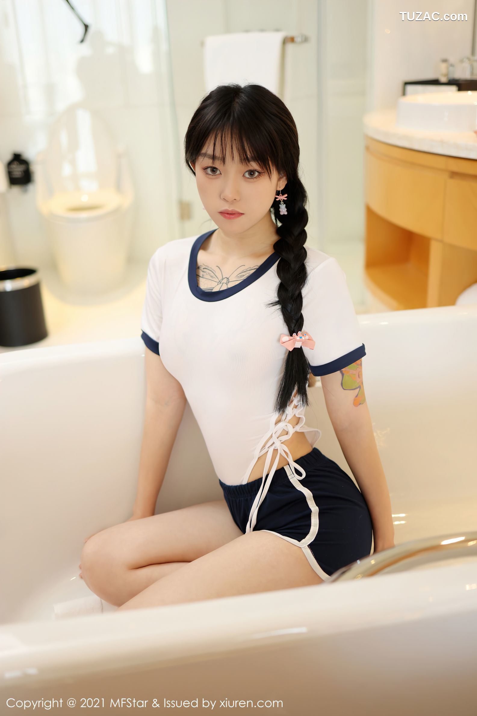 MFStar模范学院-515-奶瓶-浴缸日系高叉连体衣-2021.07.21