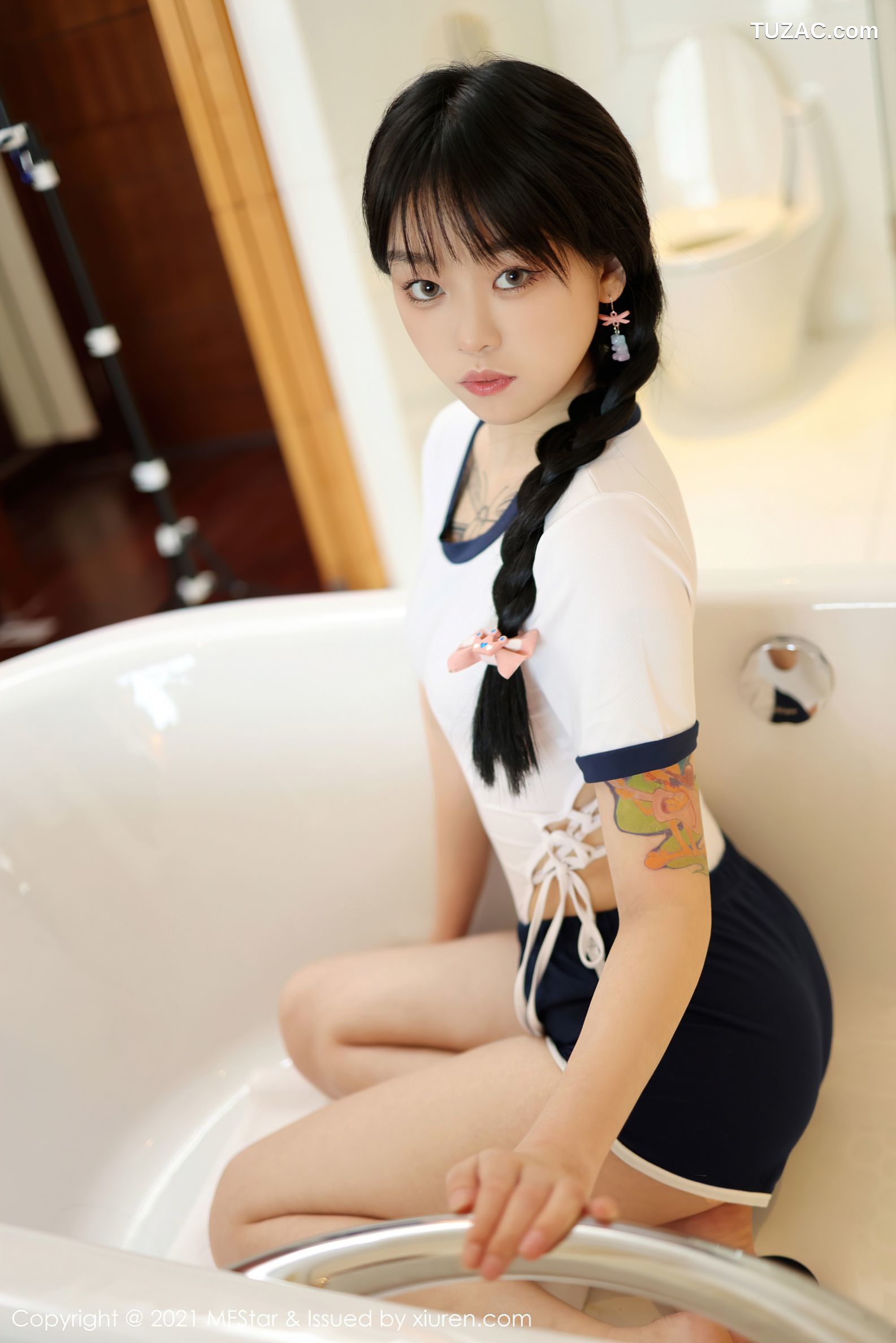 MFStar模范学院-515-奶瓶-浴缸日系高叉连体衣-2021.07.21