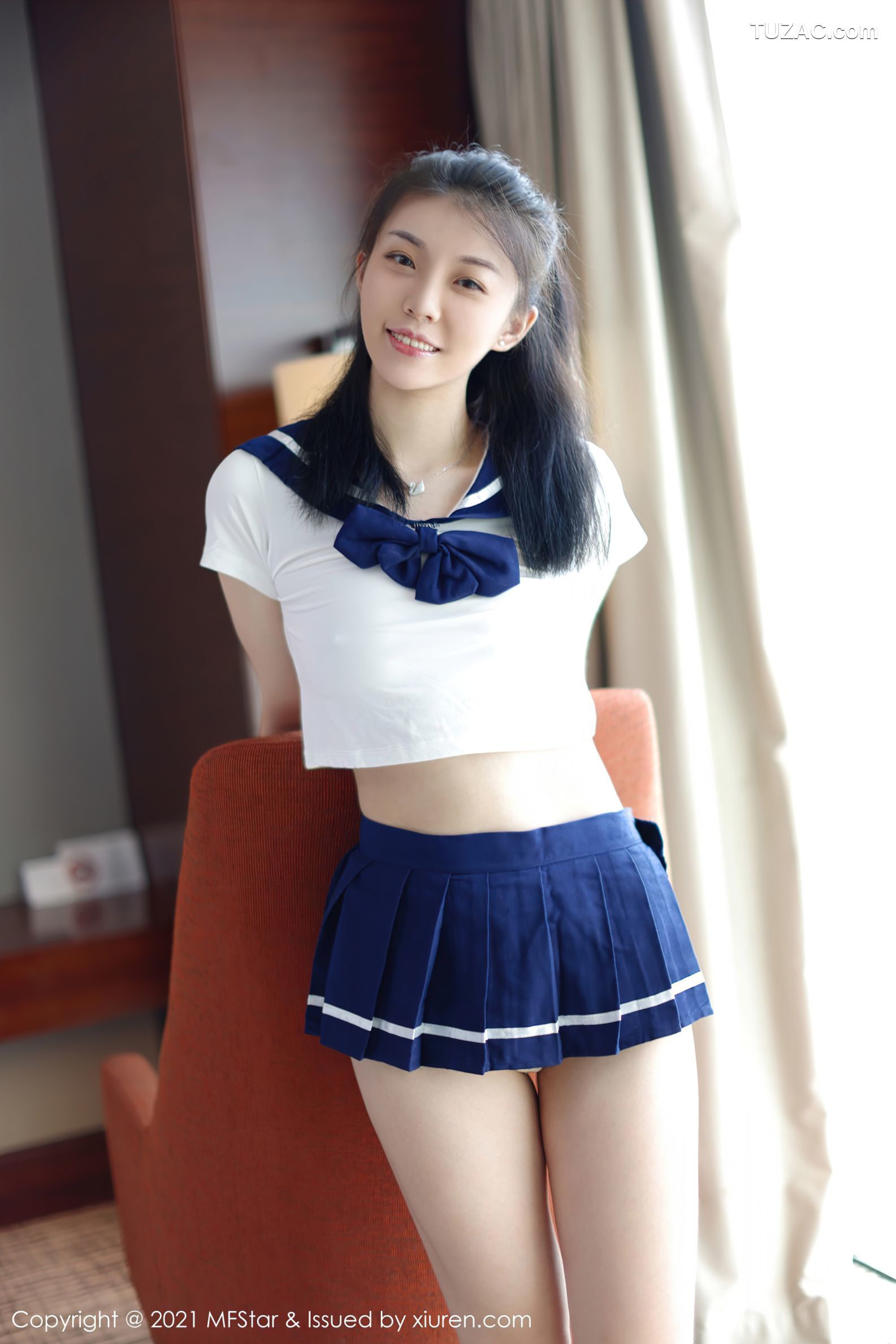 MFStar模范学院-526-一颗甜蛋黄a-性感JK制服-2021.08.16