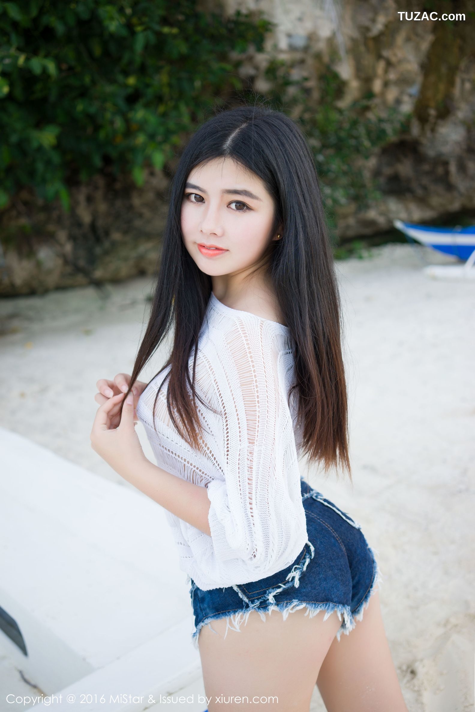 MiStar魅妍社-073-娜露-《球衣-透视网衣-牛仔热裤》-2016.04.13