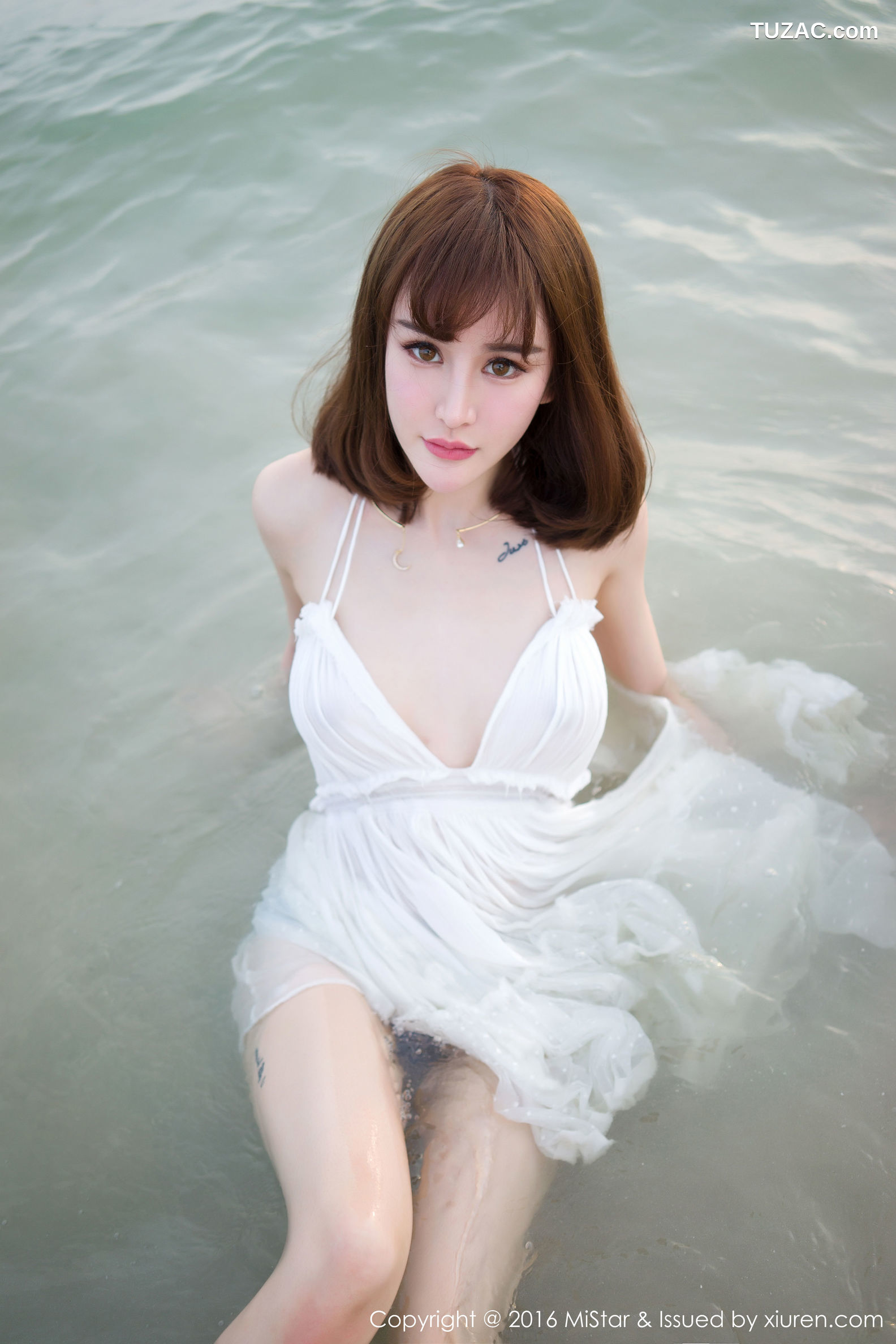 MiStar魅妍社-110-青树-《海滩湿身-比基尼》-2016.08.18