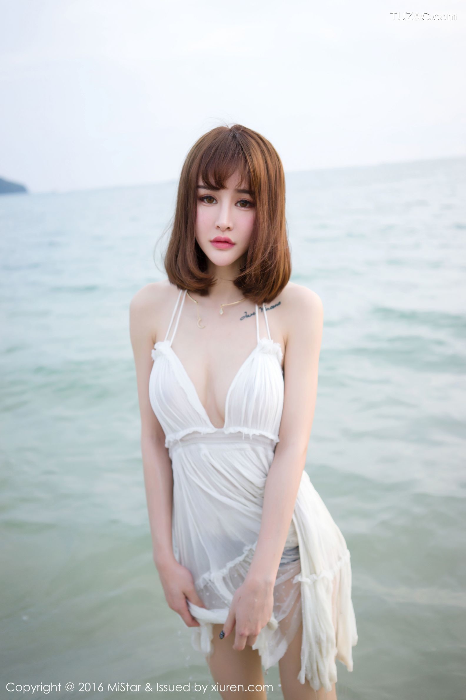 MiStar魅妍社-110-青树-《海滩湿身-比基尼》-2016.08.18