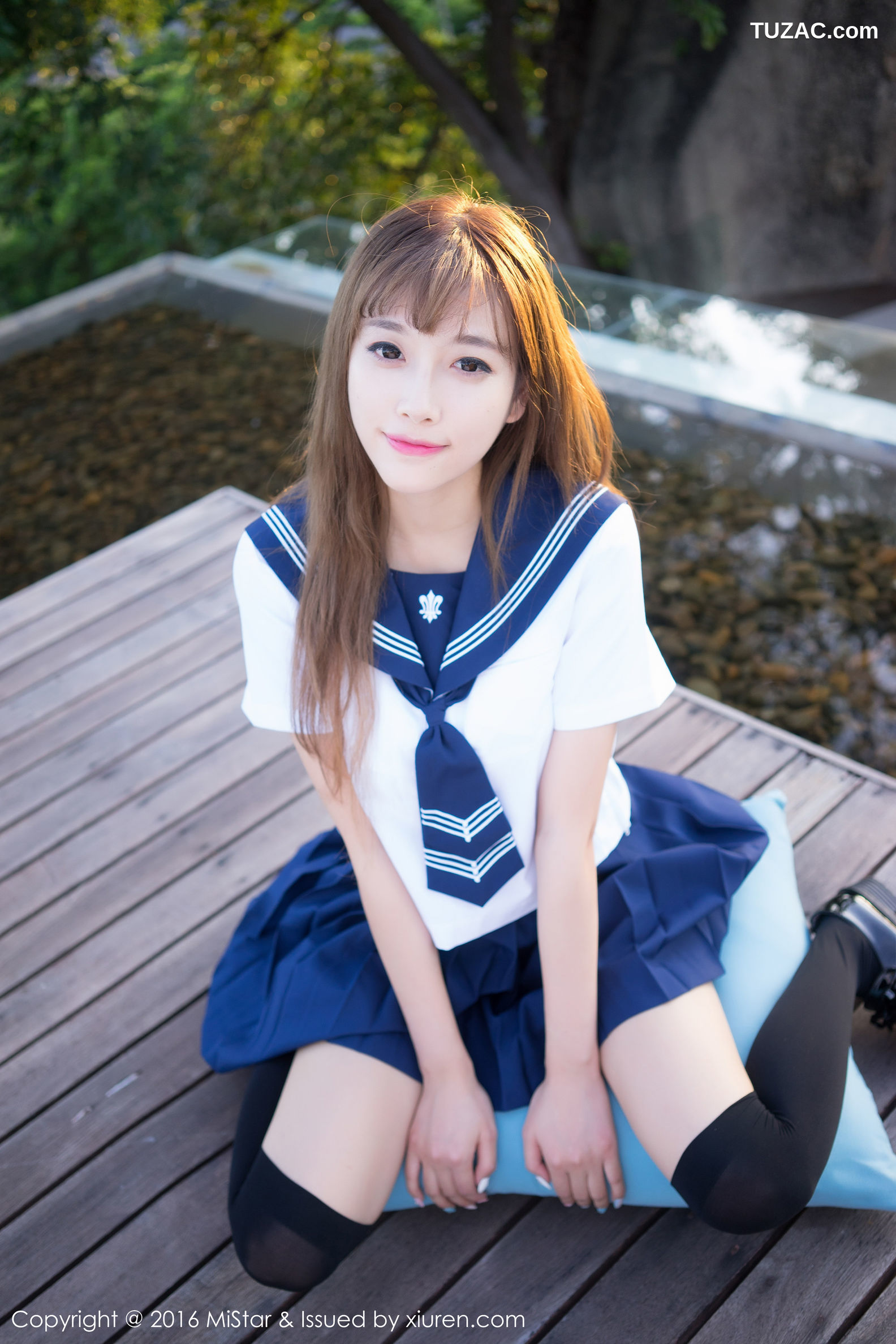 MiStar魅妍社-134-Sugar小甜心cc-《性感比基尼-甜美水手服学生装》-2016.11.17