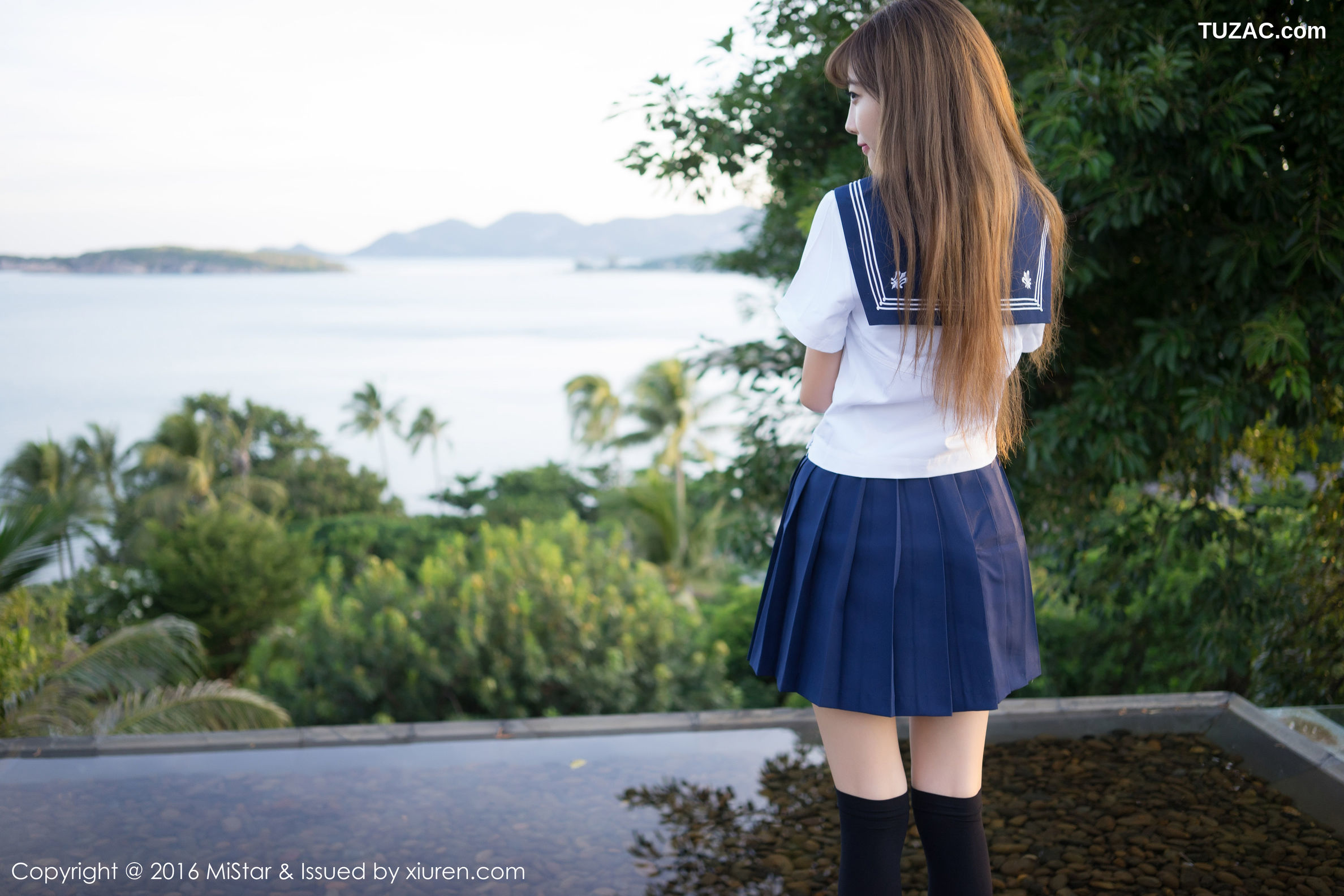 MiStar魅妍社-134-Sugar小甜心cc-《性感比基尼-甜美水手服学生装》-2016.11.17