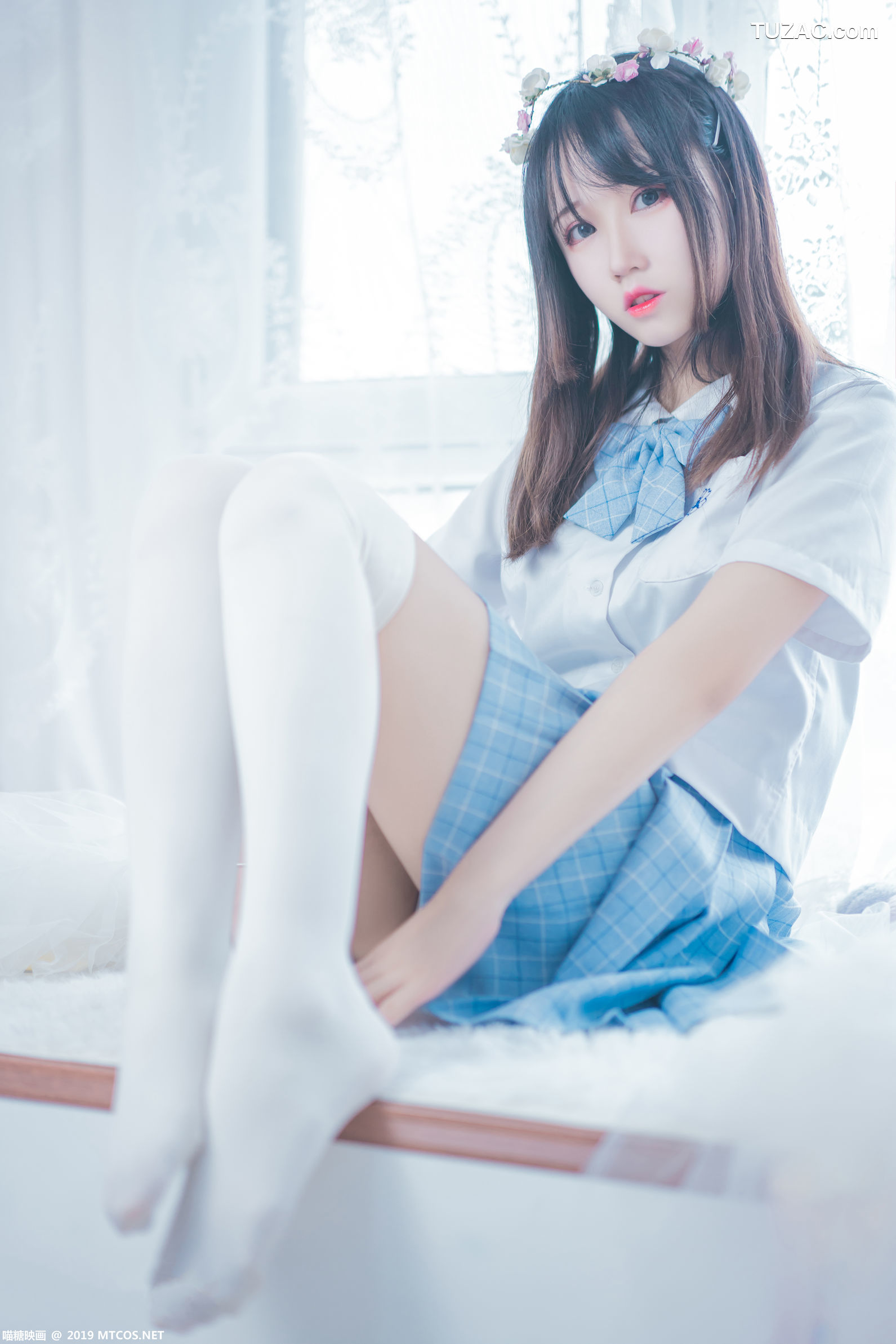 MTCos喵糖映画-Vol.019-《蓝白梦幻少女》