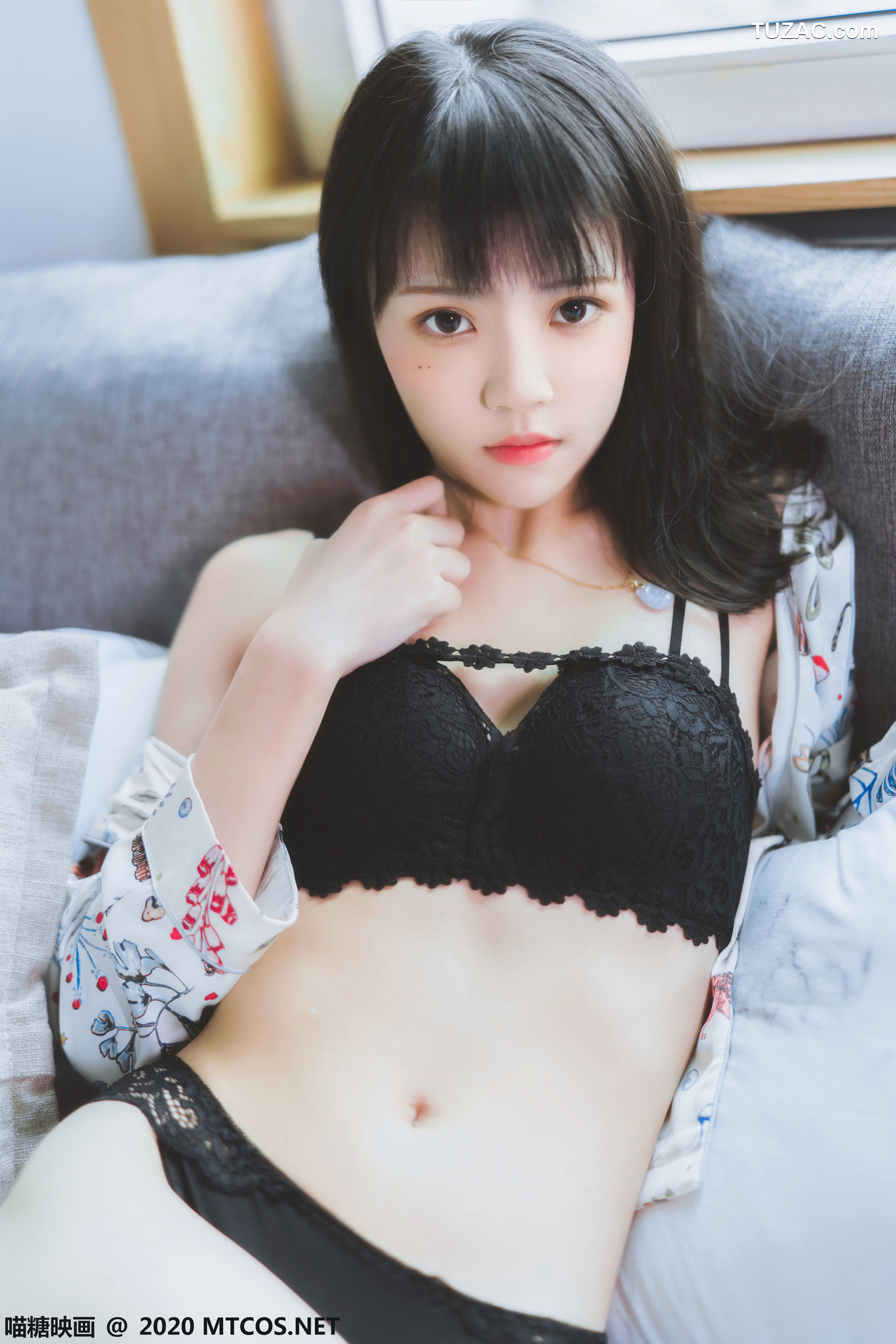 MTCos喵糖映画-YML.002-花色衬衣美少女