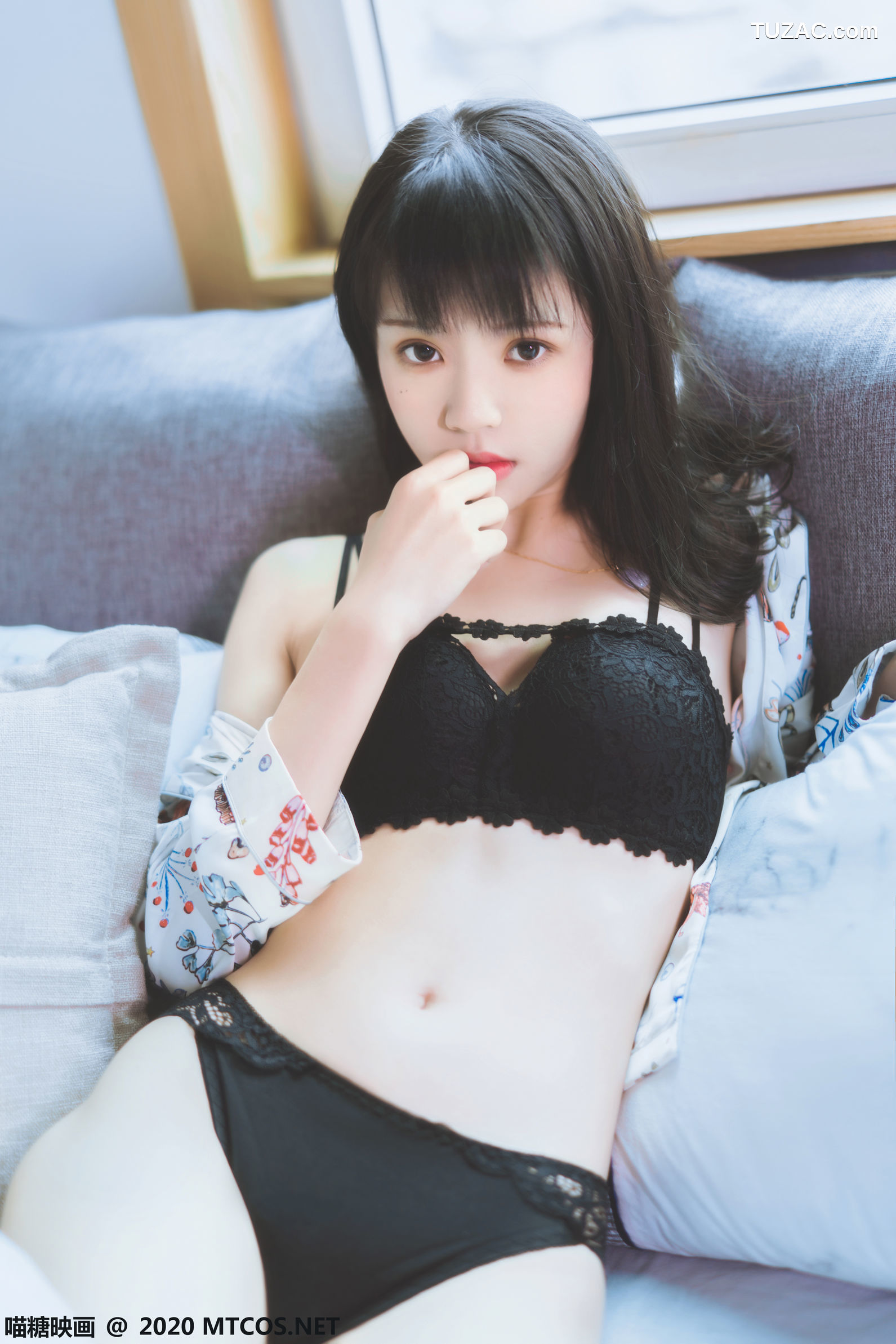 MTCos喵糖映画-YML.002-花色衬衣美少女
