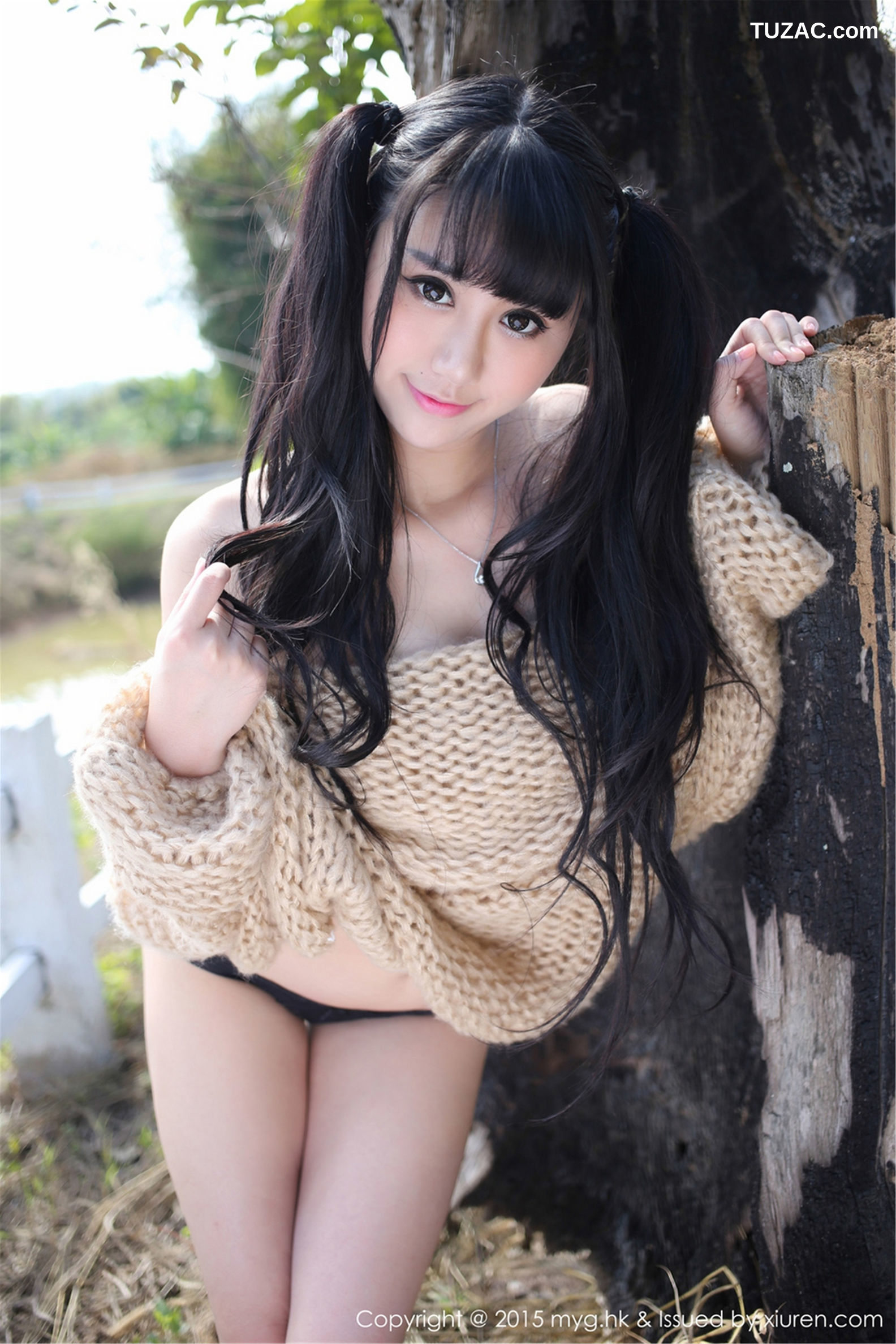 MyGirl美媛馆-093-杨晓青儿-《极品清新短裙-内衣外拍》-2015.01.20