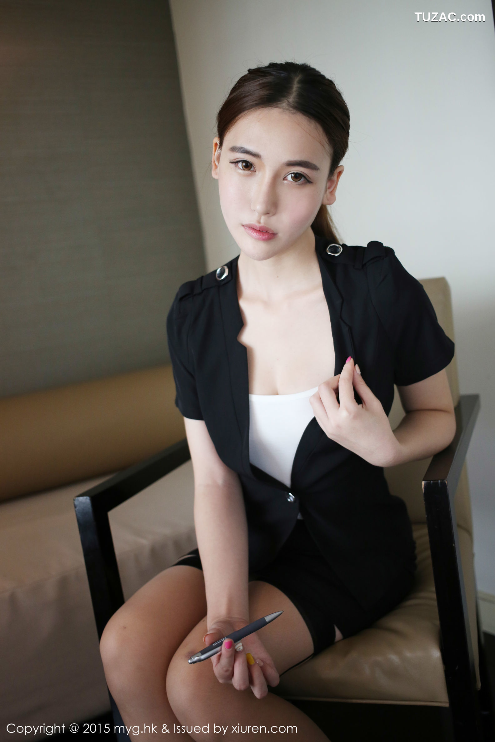 MyGirl美媛馆-161-熊吖Bobo-《老师制服诱惑》-2015.10.12