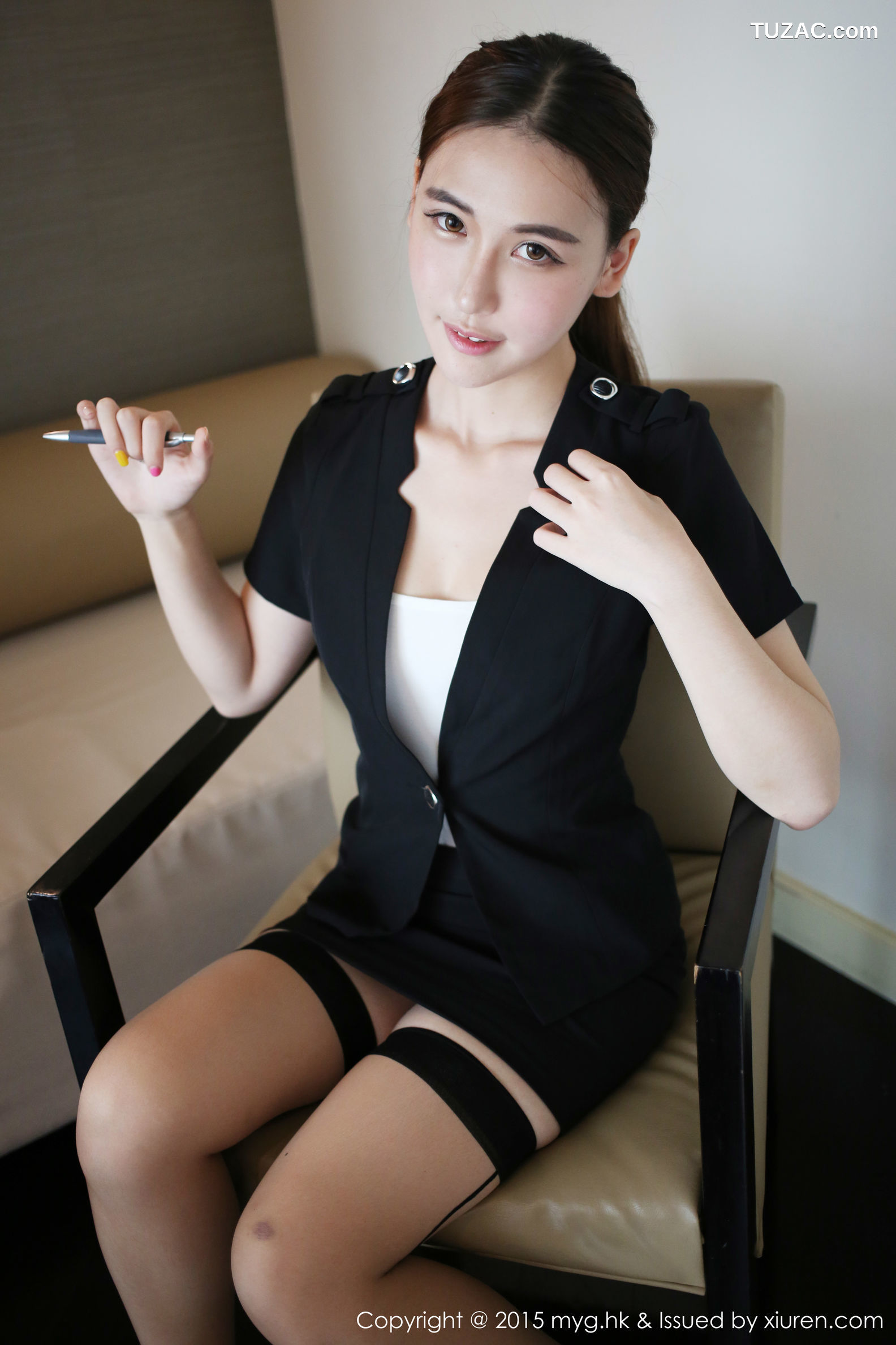 MyGirl美媛馆-161-熊吖Bobo-《老师制服诱惑》-2015.10.12