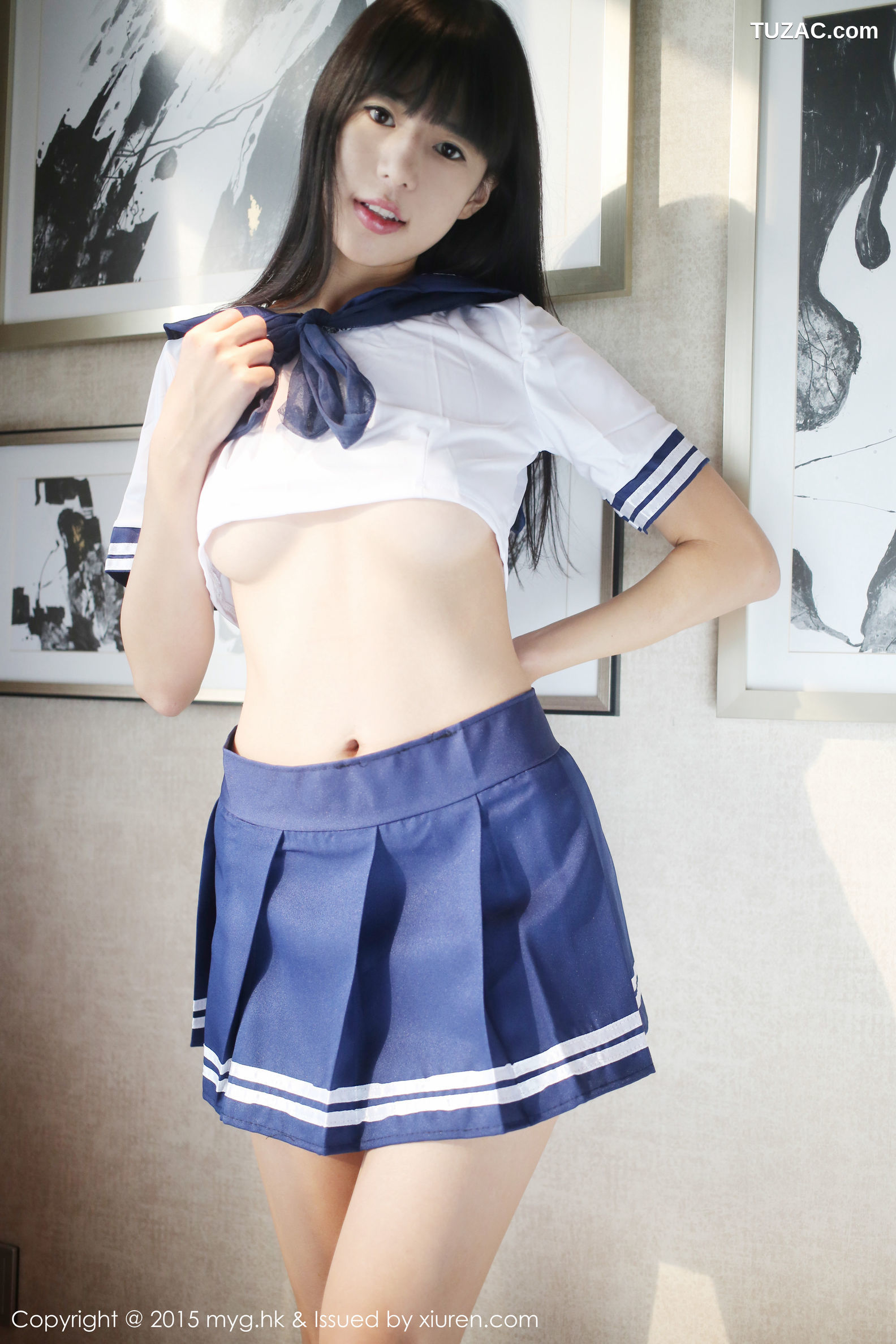 MyGirl美媛馆-184-Ellie艾栗栗-《水手服私房诱惑》-2015.12.22