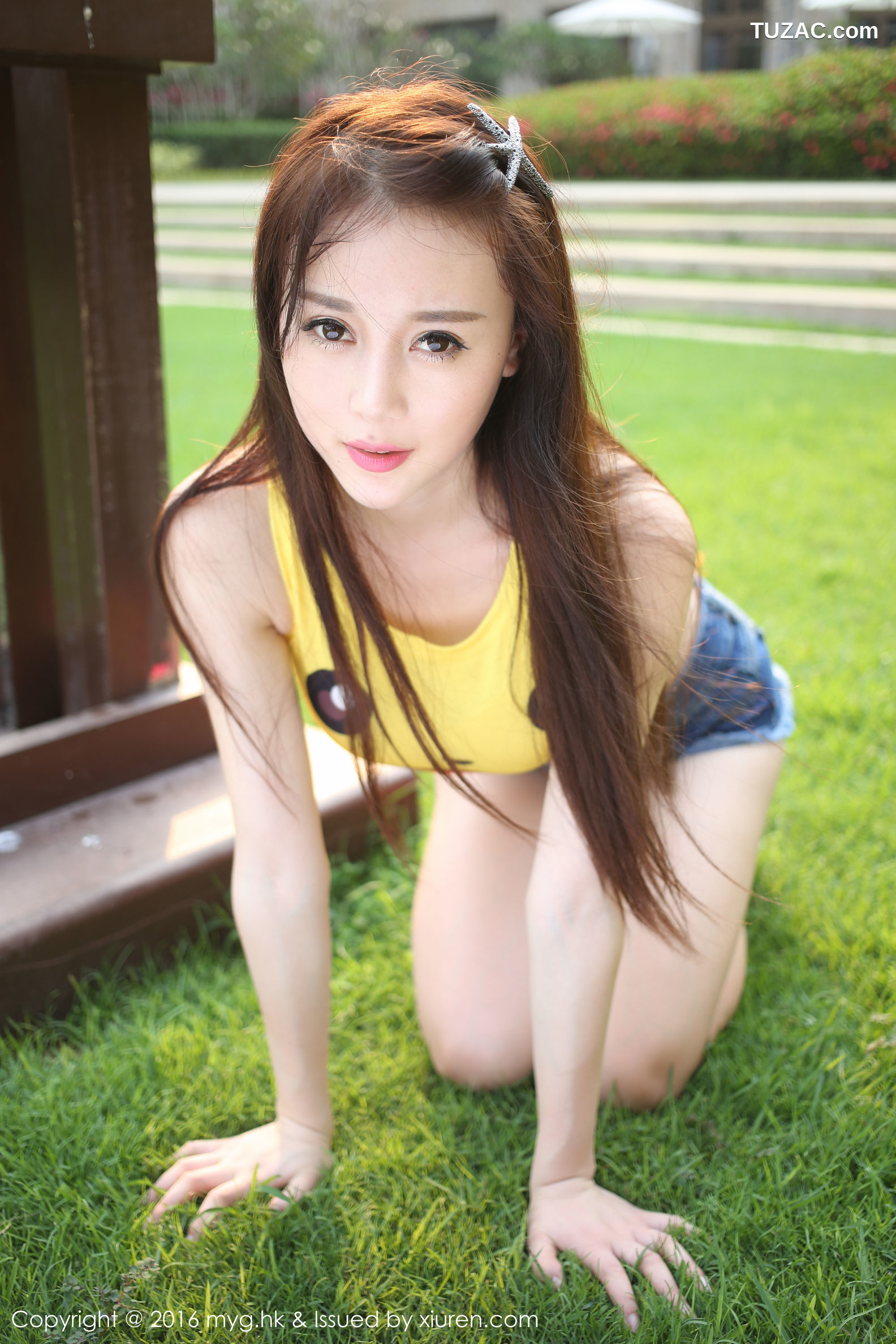 MyGirl美媛馆-203-赵小米-《性感比基尼-可爱比卡丘-超短牛仔裤》-2016.04.15