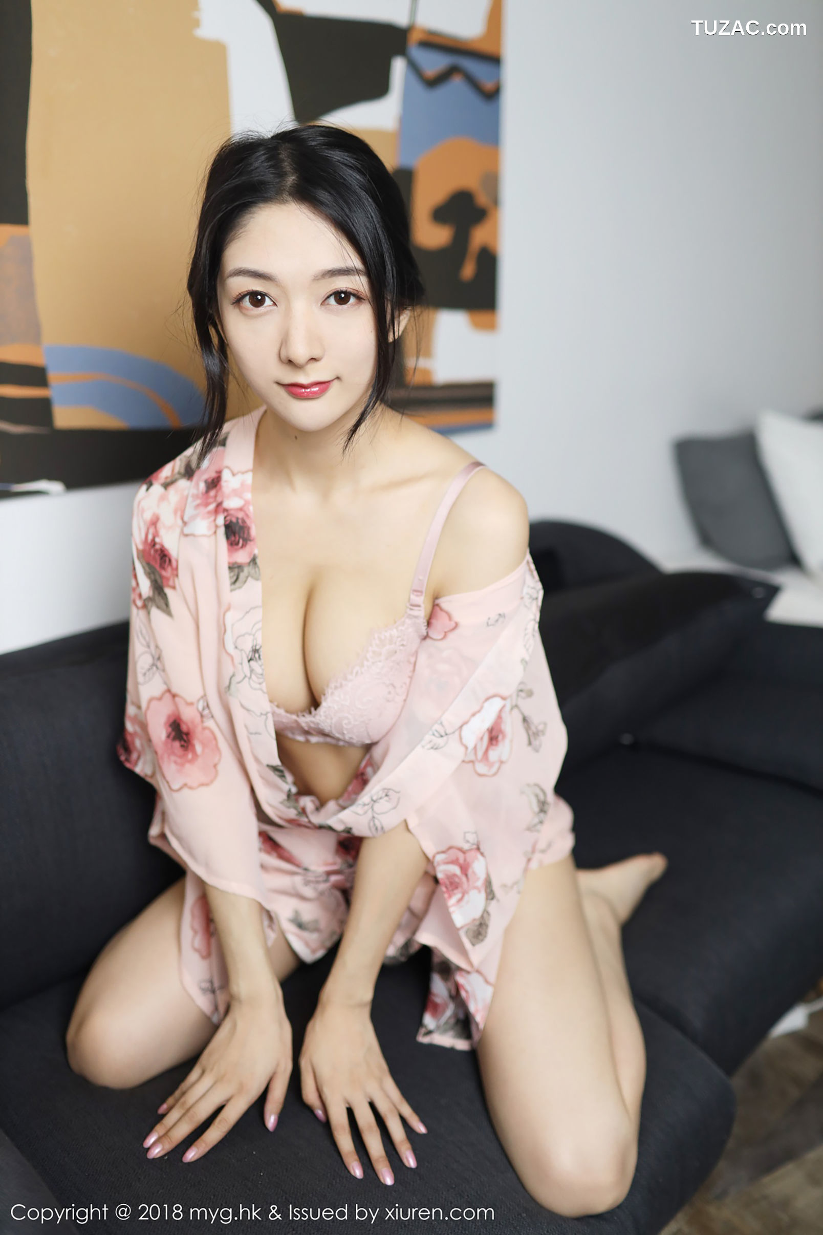 MyGirl美媛馆-334-Angela喜欢猫-《丰润迷人的性感内衣私房》-2018.12.12