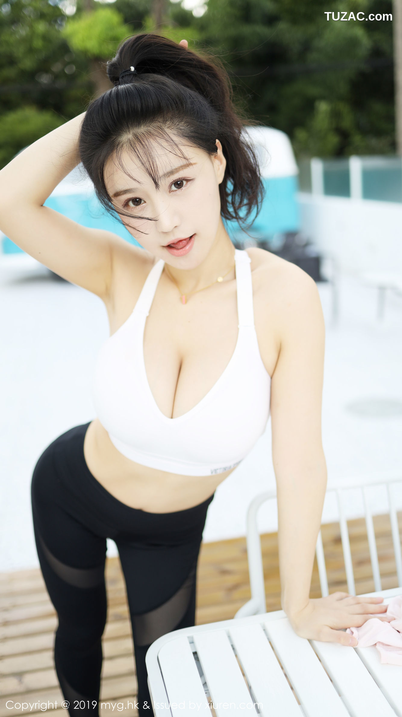 MyGirl美媛馆-387-朱可儿-《蕾丝包裹下美臀》-2019.09.03