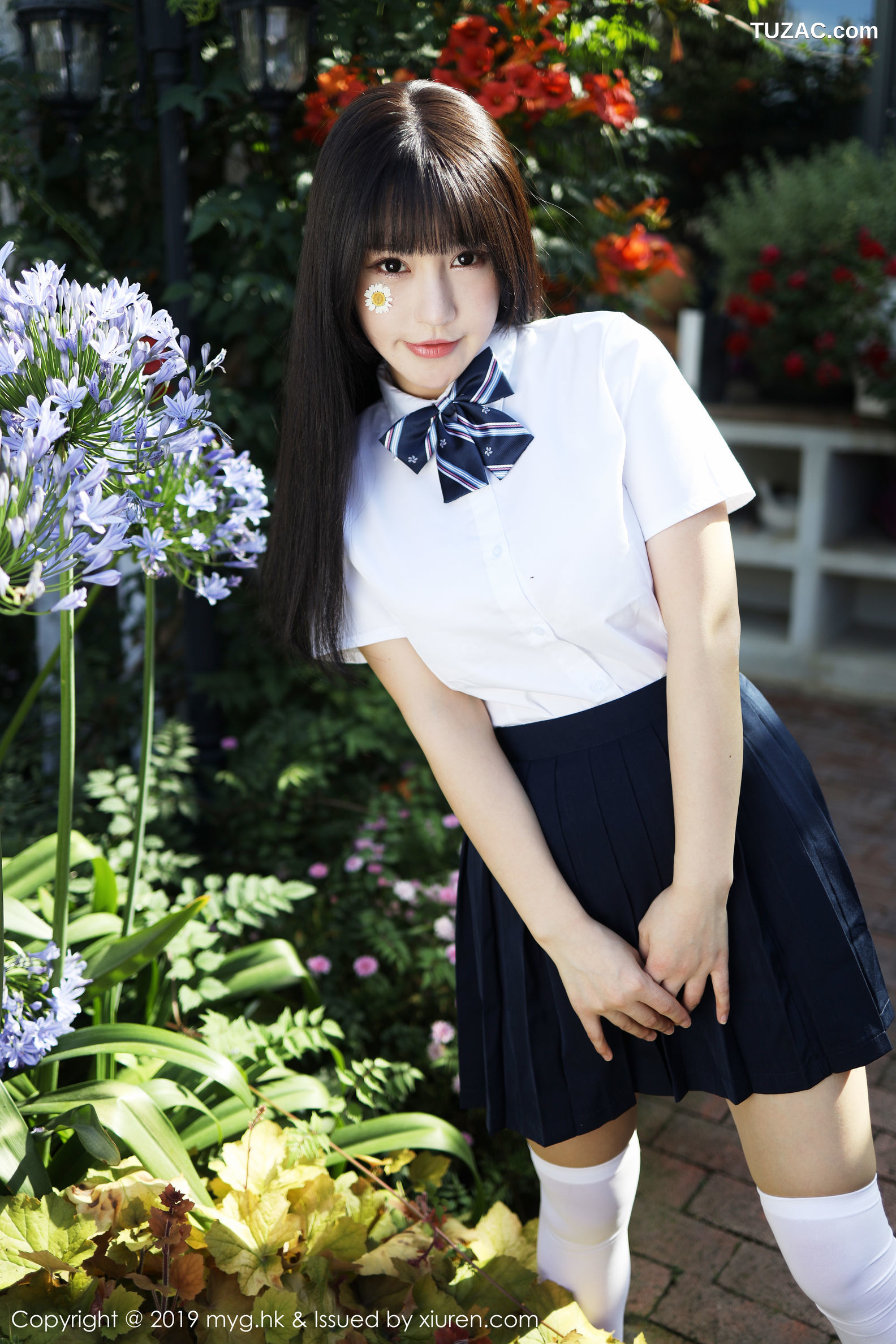 MyGirl美媛馆-394-朱可儿-《户外学院风学生装系列》-2019.10.09