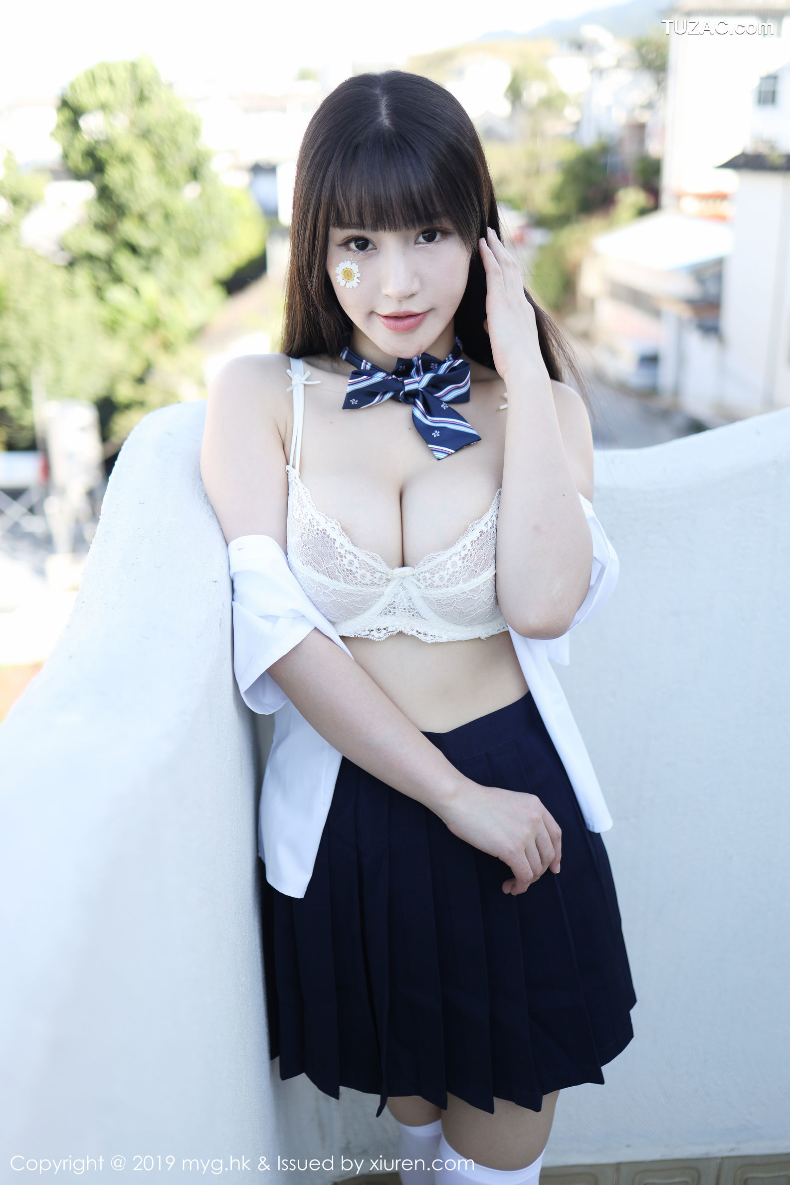 MyGirl美媛馆-394-朱可儿-《户外学院风学生装系列》-2019.10.09