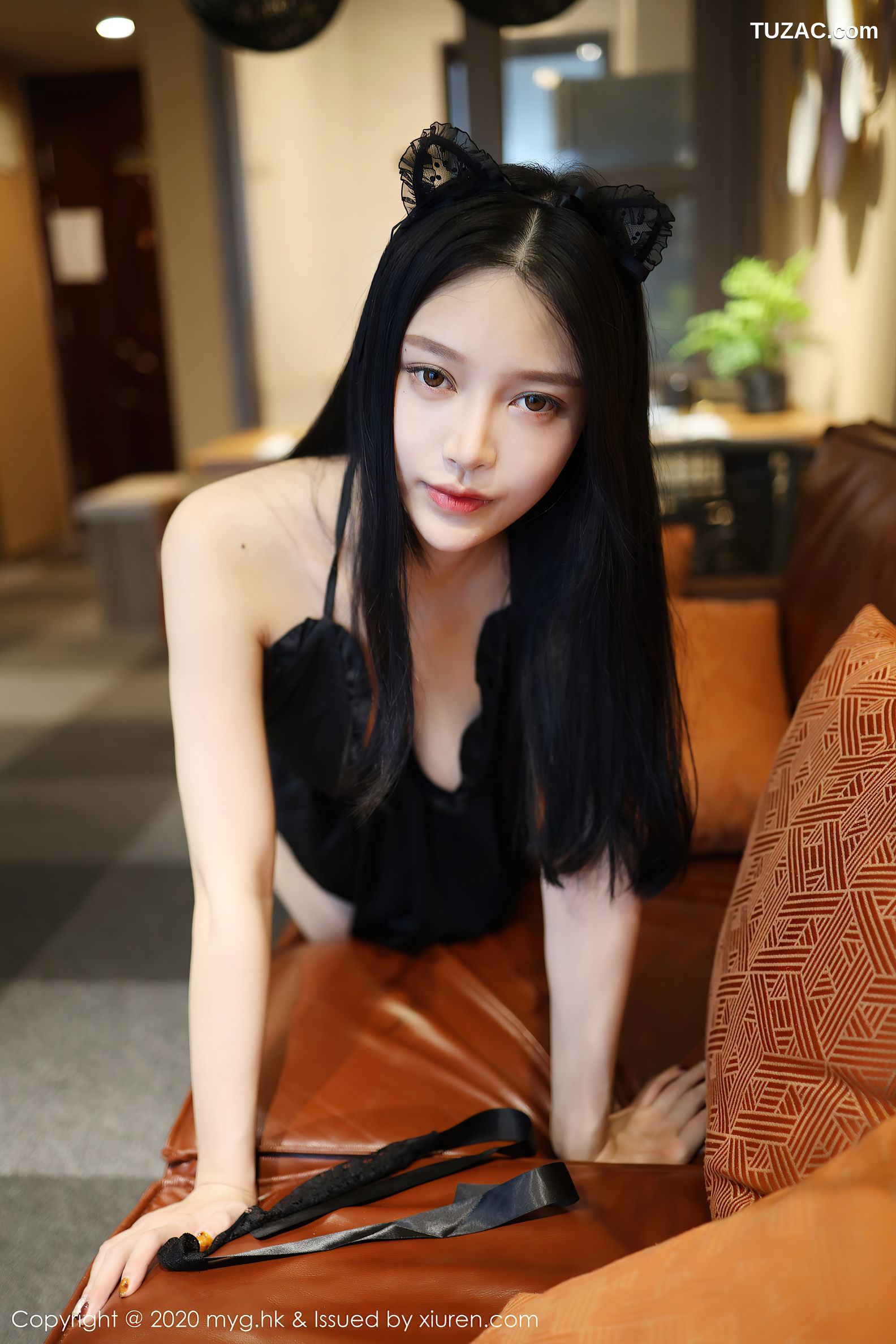 MyGirl美媛馆-457-唐琪儿-《黑色吊裙丝袜主题》-2020.11.18