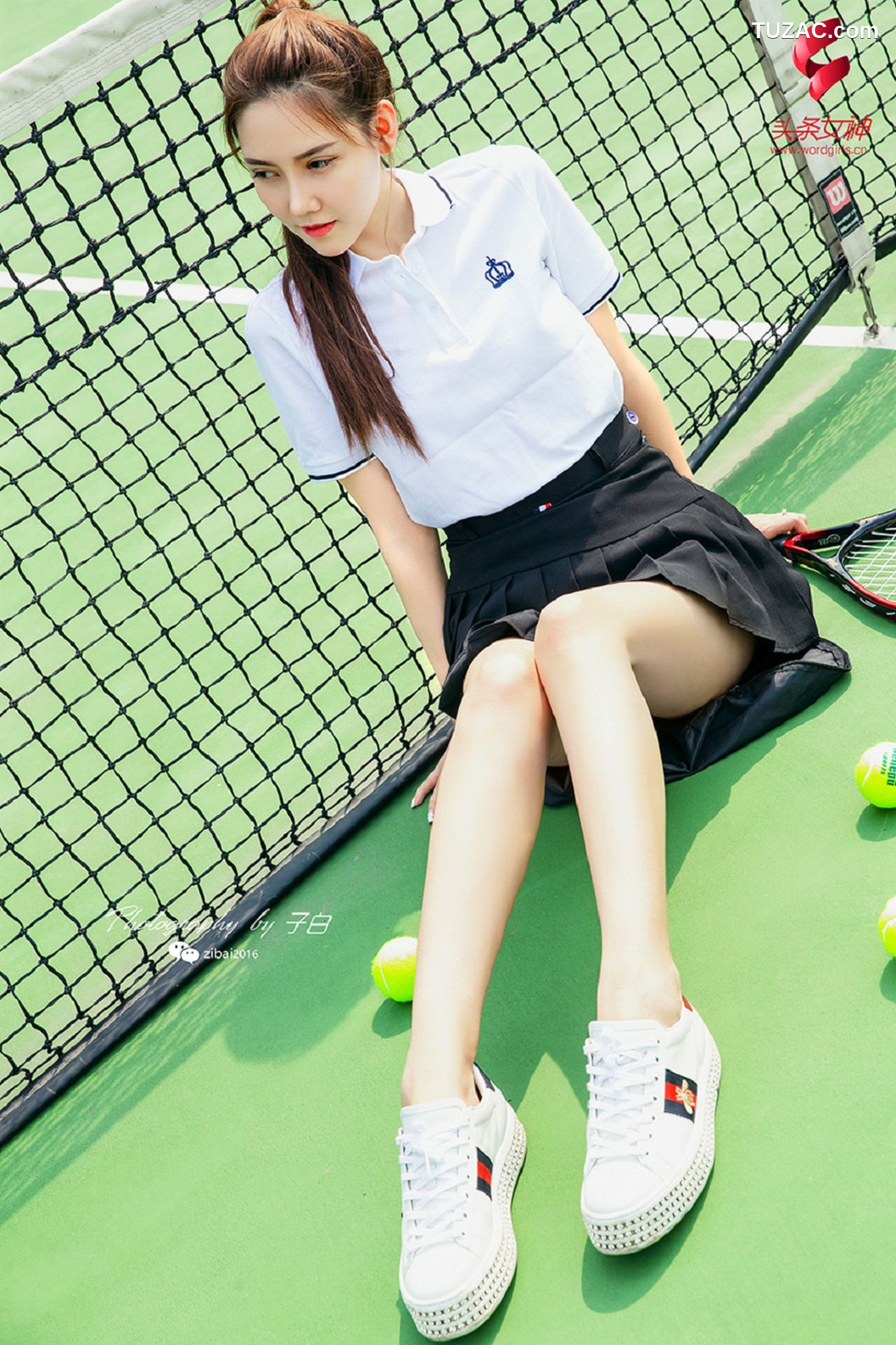 TouTiao头条女神-2019.07.13-莎伦-《我是网球美少女》